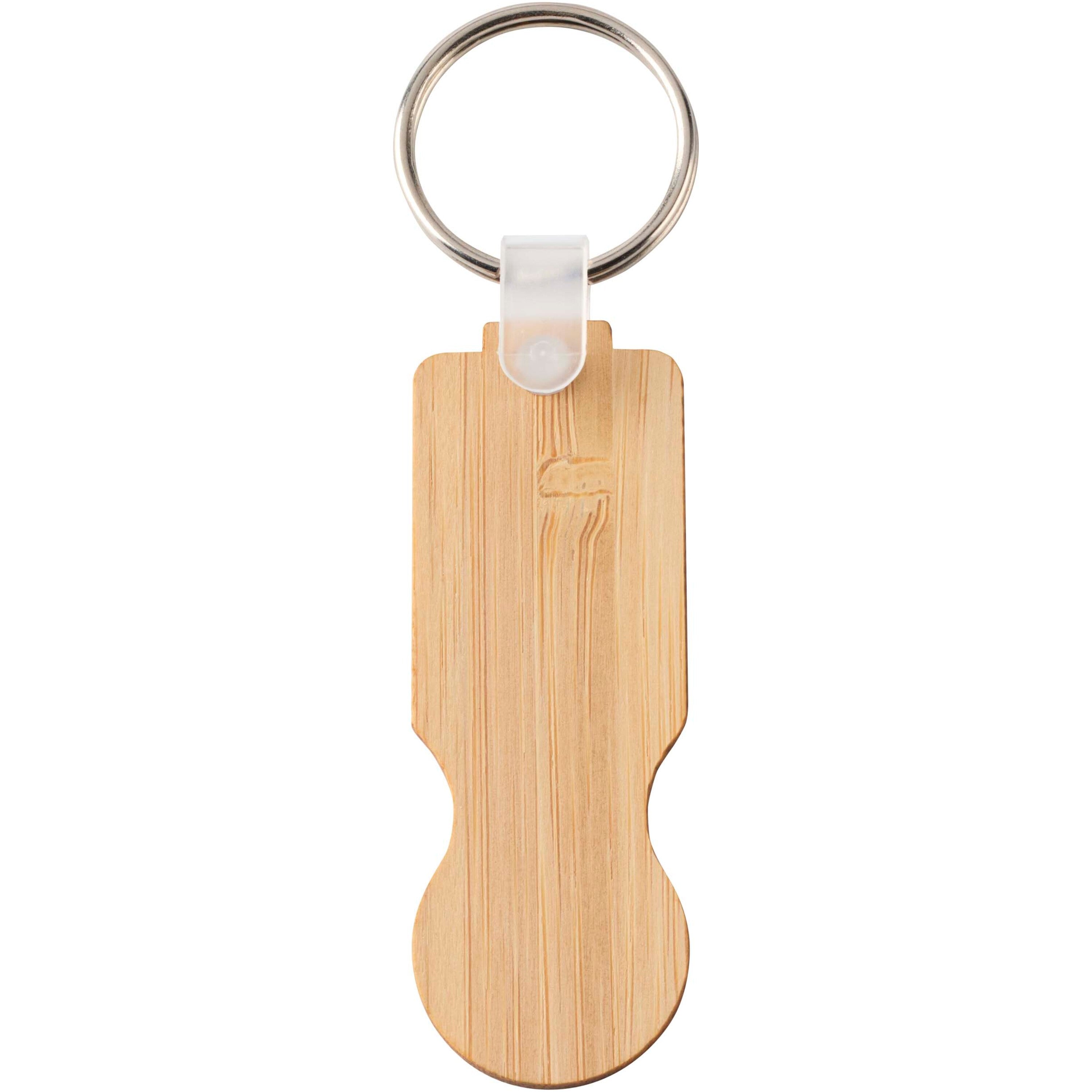 Ronan Bamboo Cart Keychain