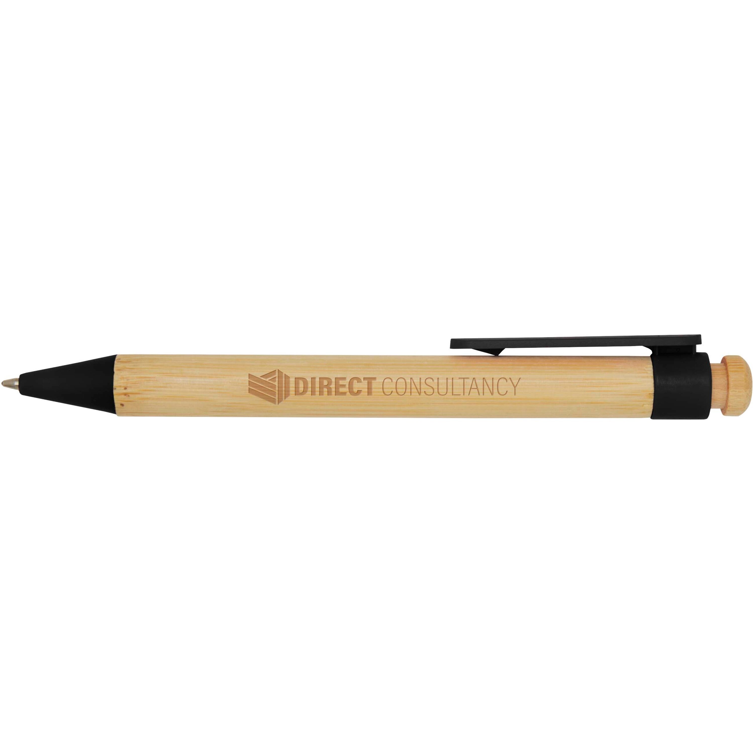 Rattan Bamboo and Recycled Plastic Ballpoint Pen