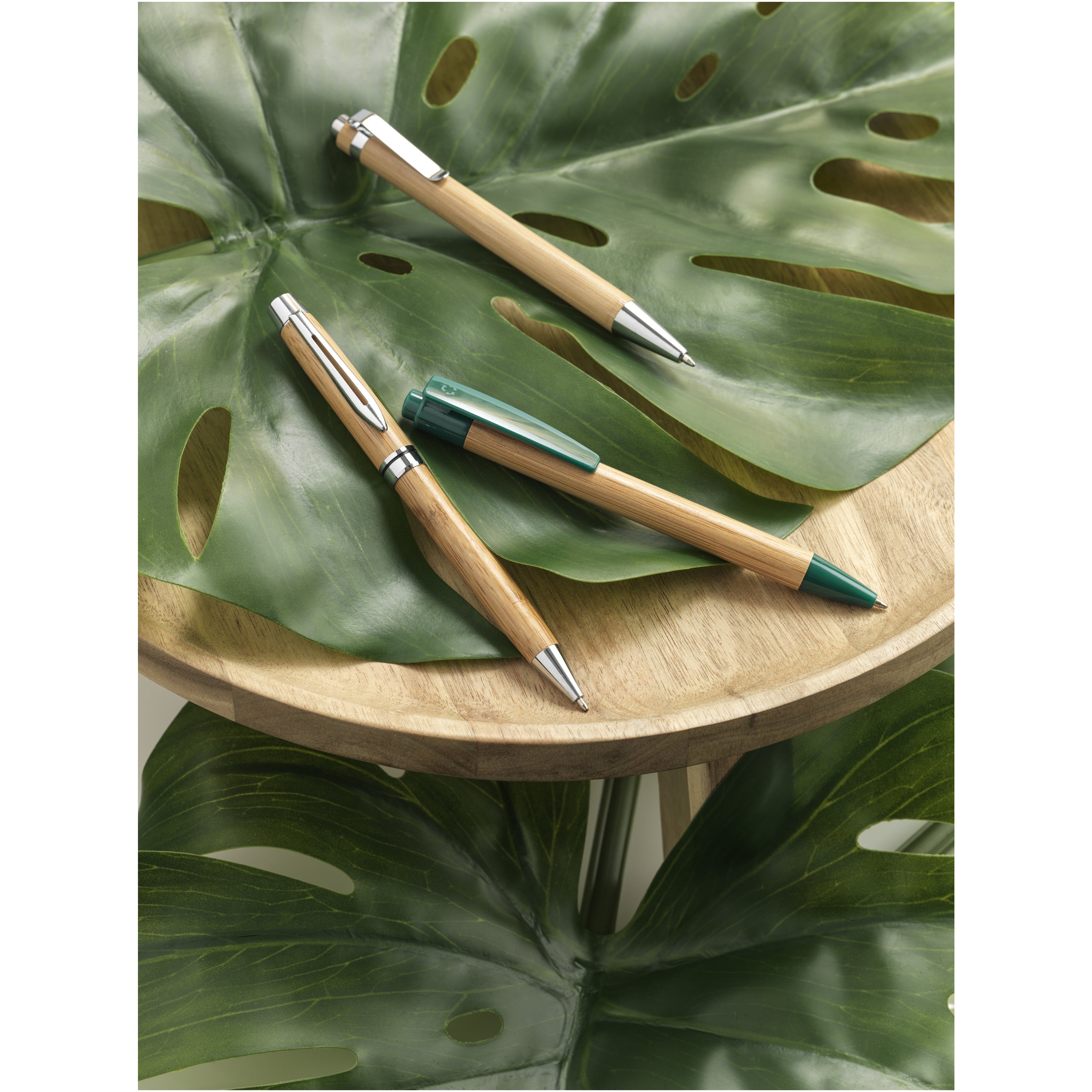 Borneo Click Action Bamboo Ballpoint Pen