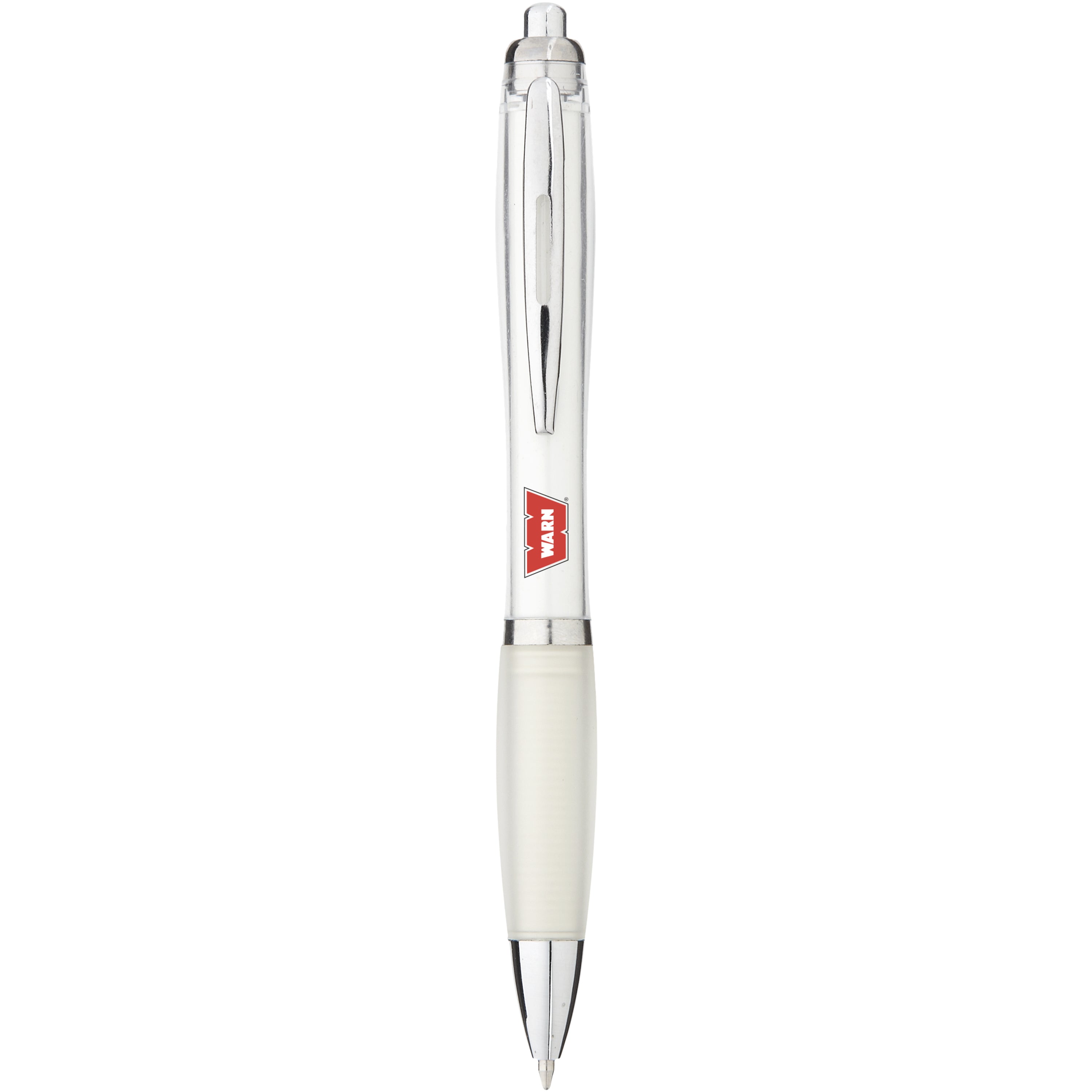Coloured Barrel and Soft Touch Grip Ballpoint Pen