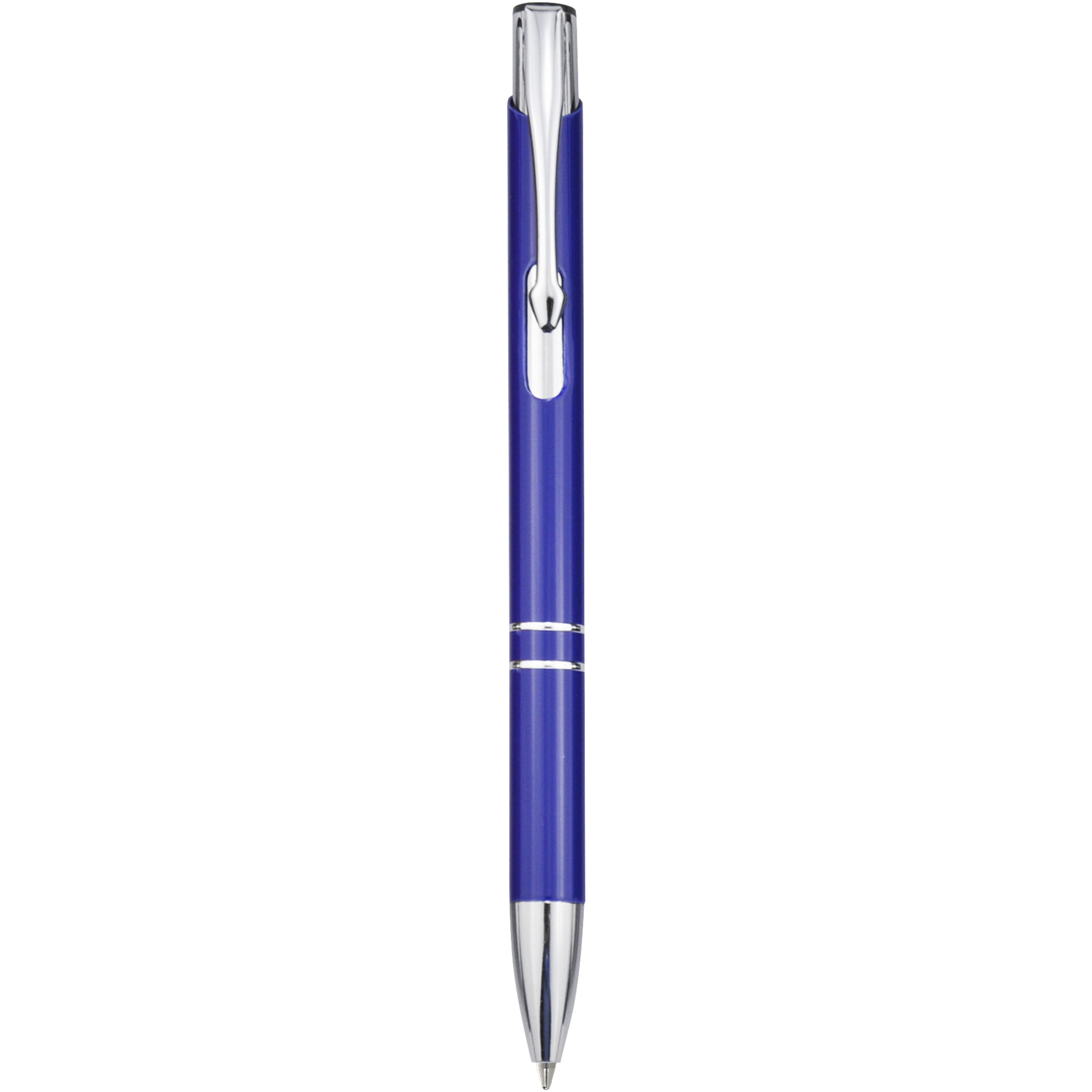 Moneta Click Action Ballpoint Pen in Aluminium