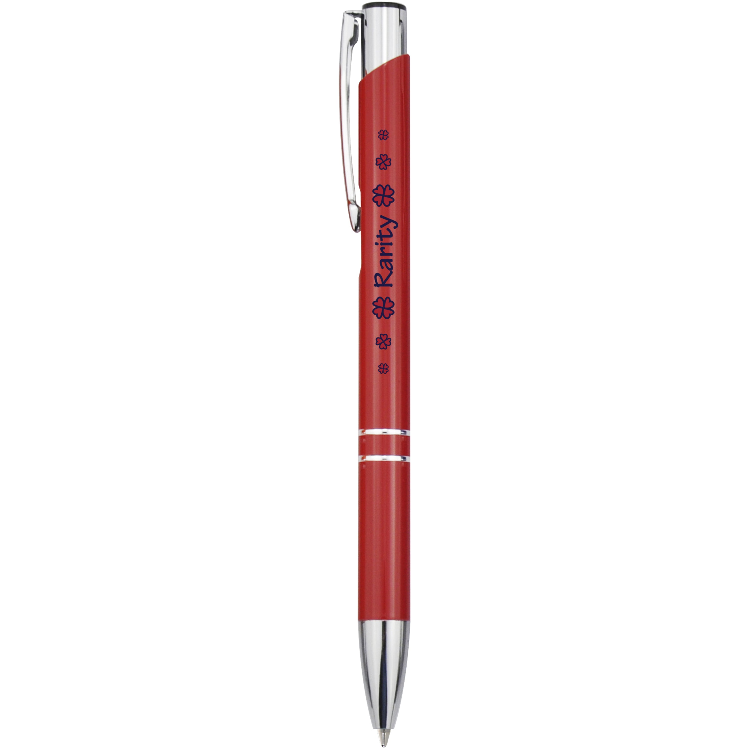 Moneta Click Action Ballpoint Pen in Aluminium