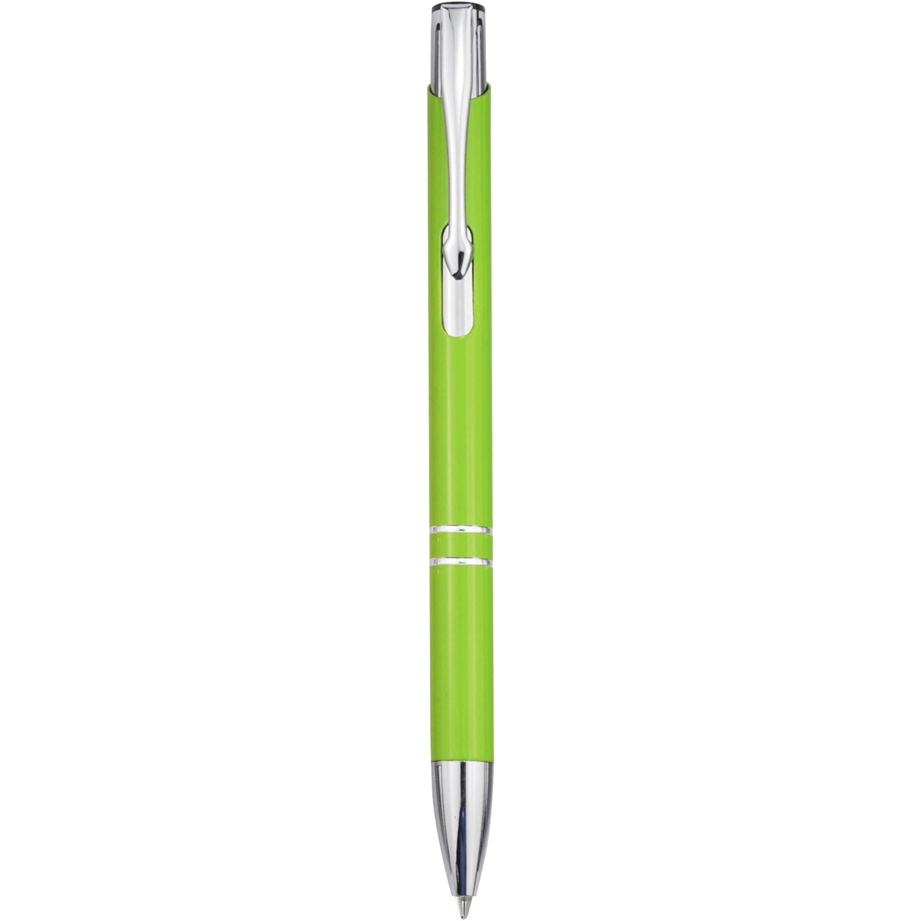Moneta Click Action Ballpoint Pen in Aluminium