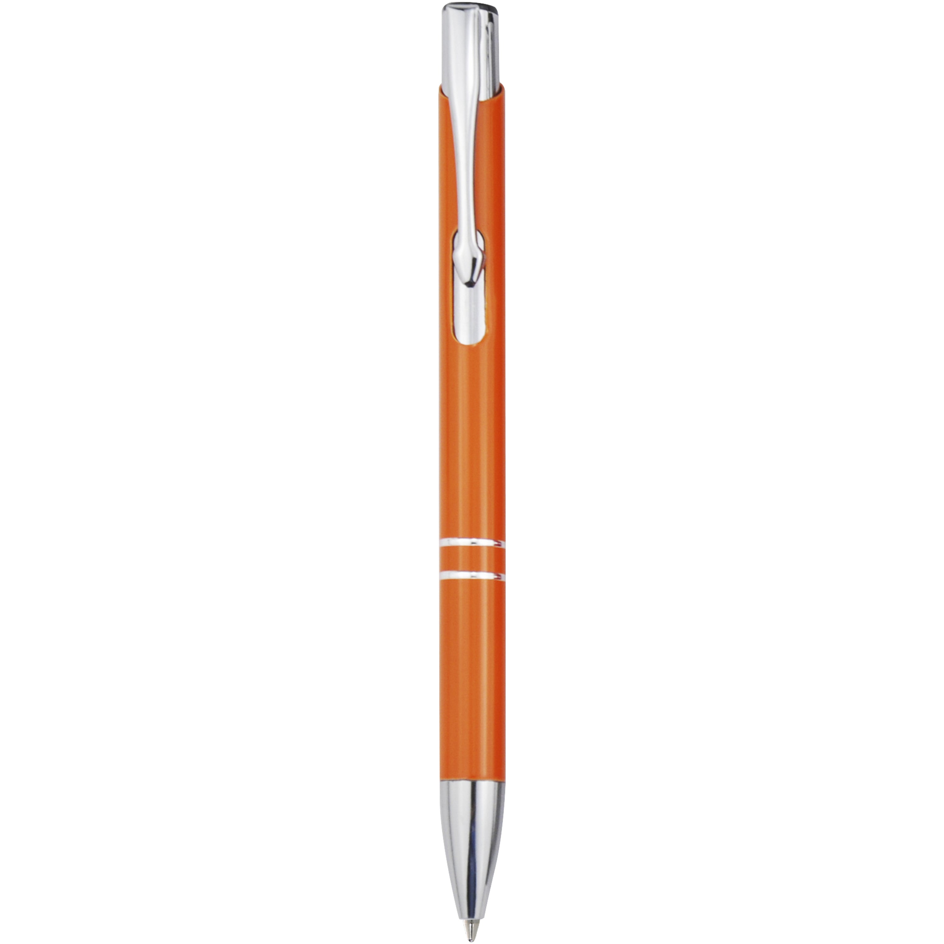 Moneta Click Action Ballpoint Pen in Aluminium