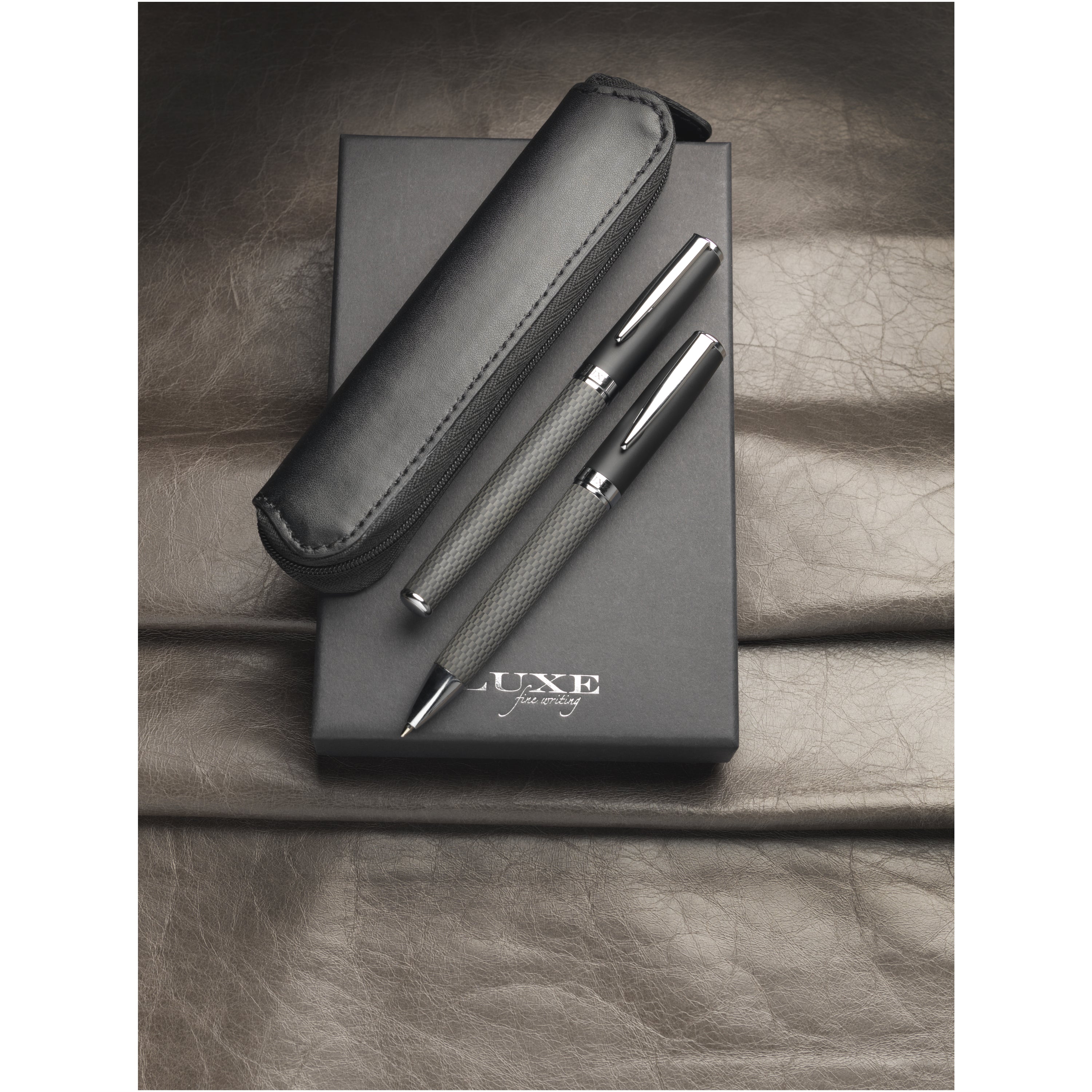 Carbon Fibre Duo Pen Gift Set