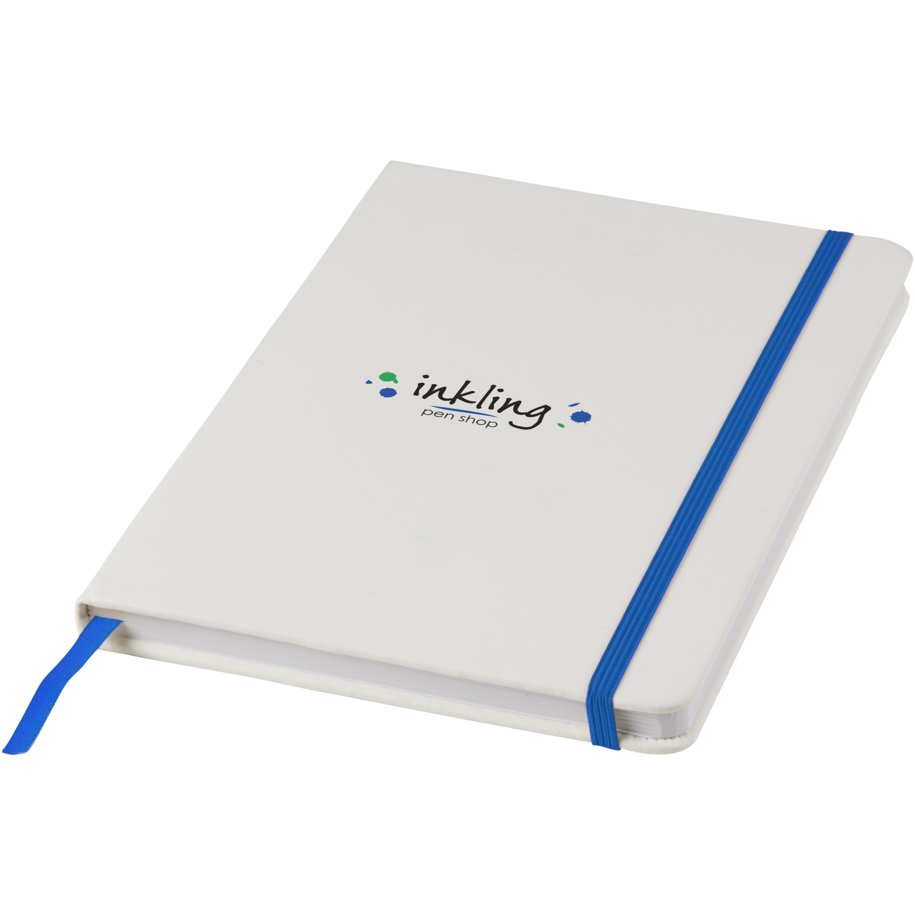 Spectrum A5 White Notebook with Coloured Strap