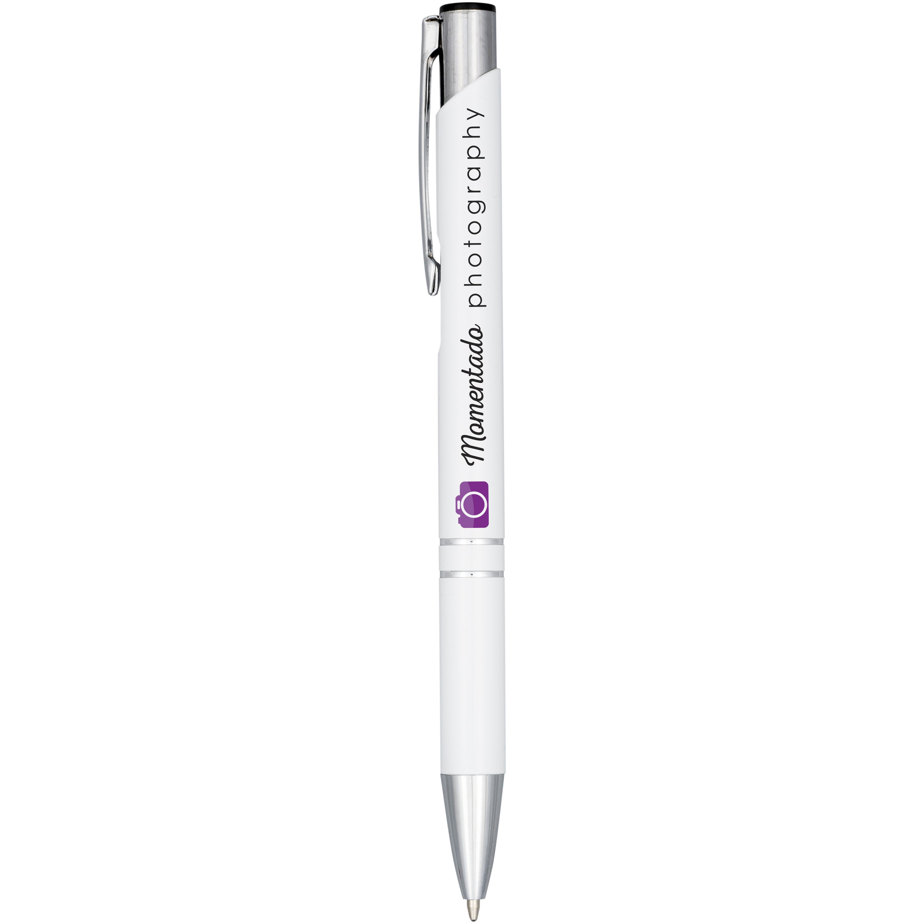 Moneta Anodised Aluminium Click Ballpoint Pen