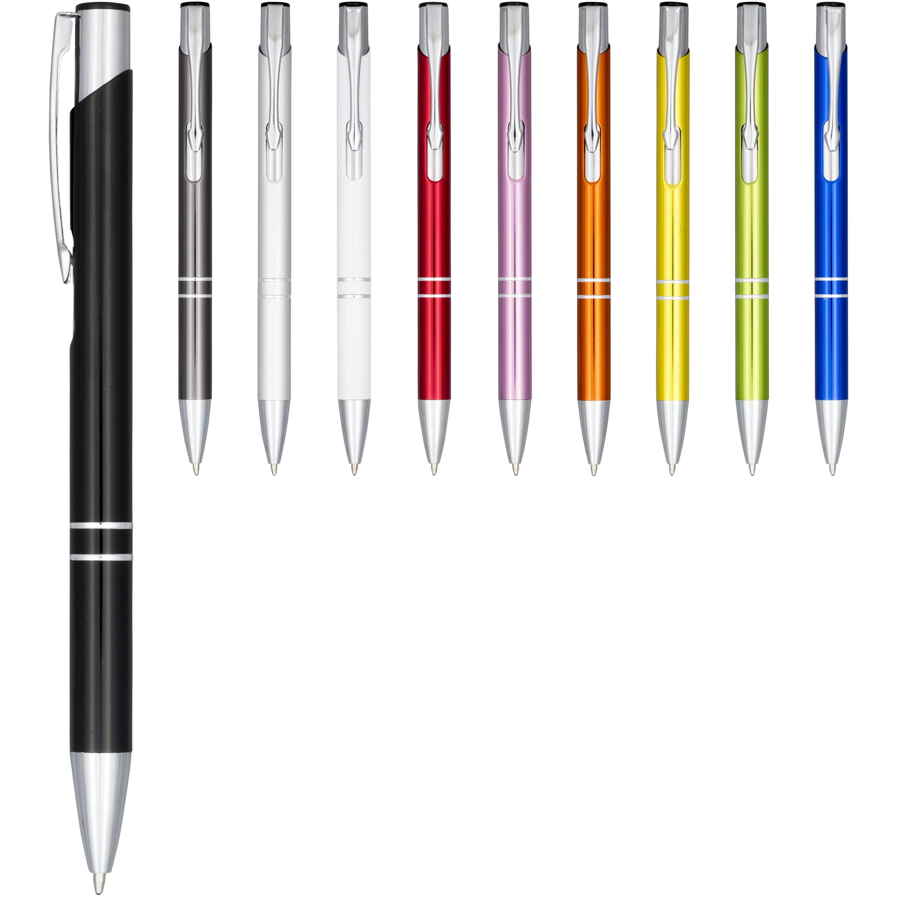 Moneta Anodised Aluminium Click Ballpoint Pen