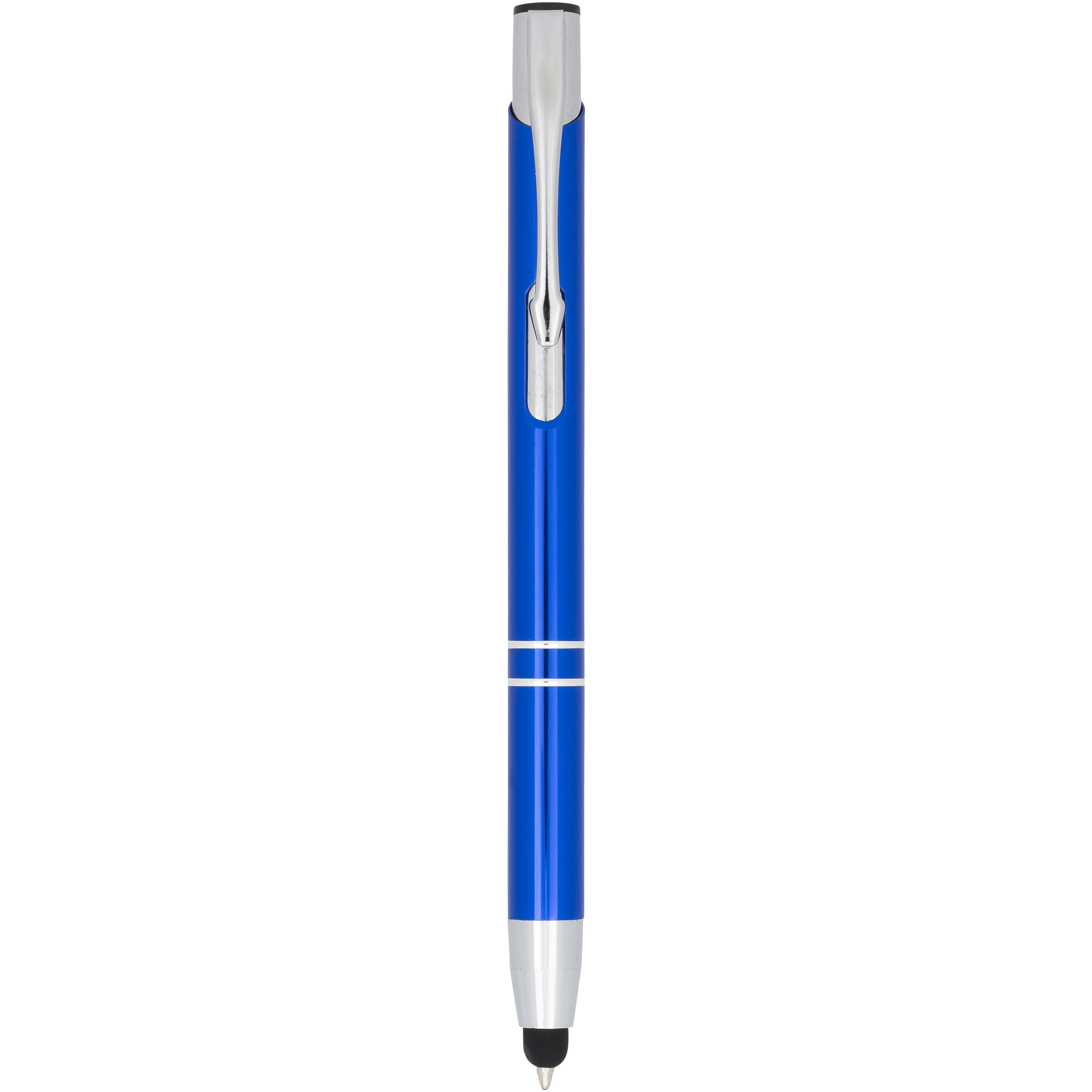 Moneta Anodised Aluminium Click Stylus Ballpoint Pen