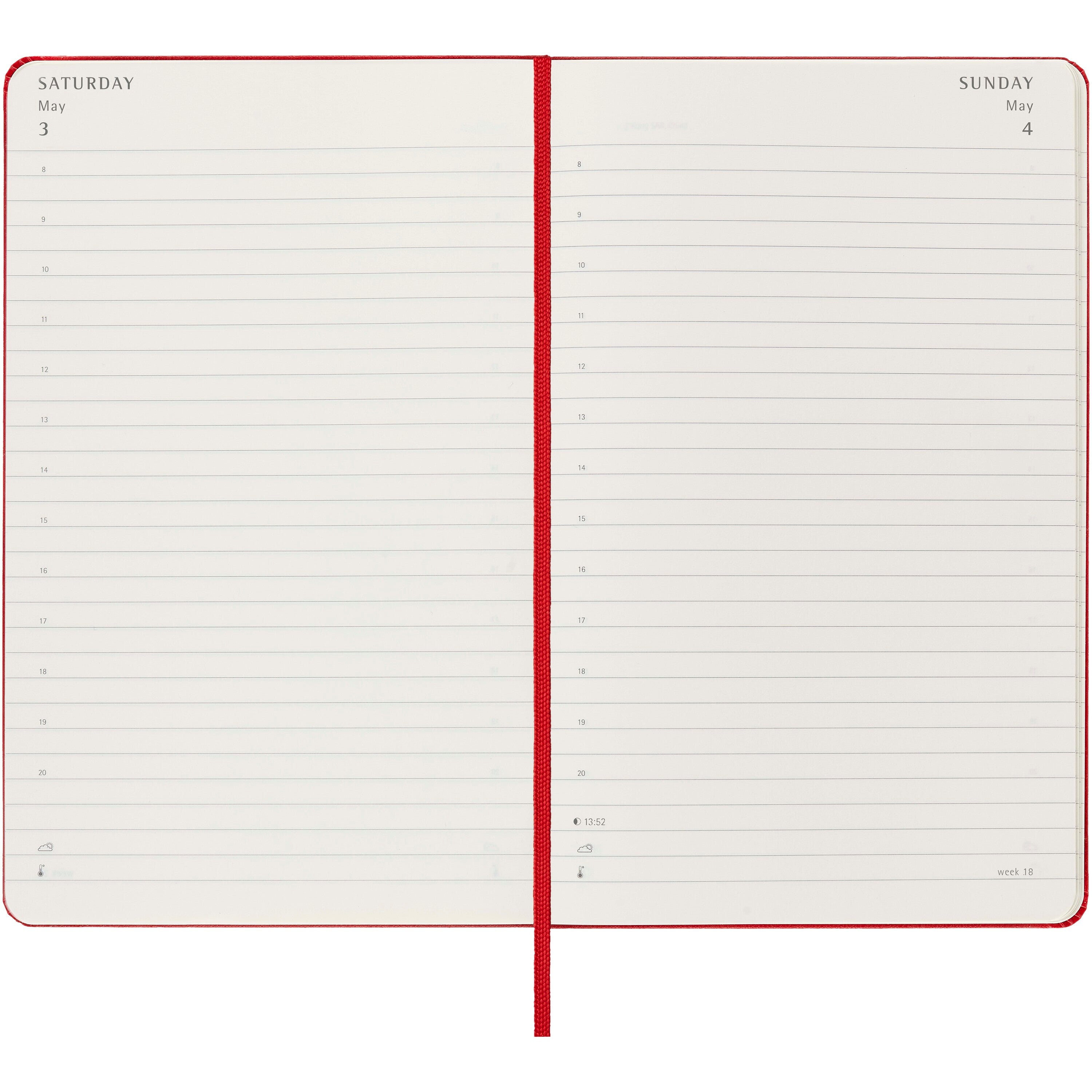Large Moleskine Hard Cover 12 Month Daily Planner