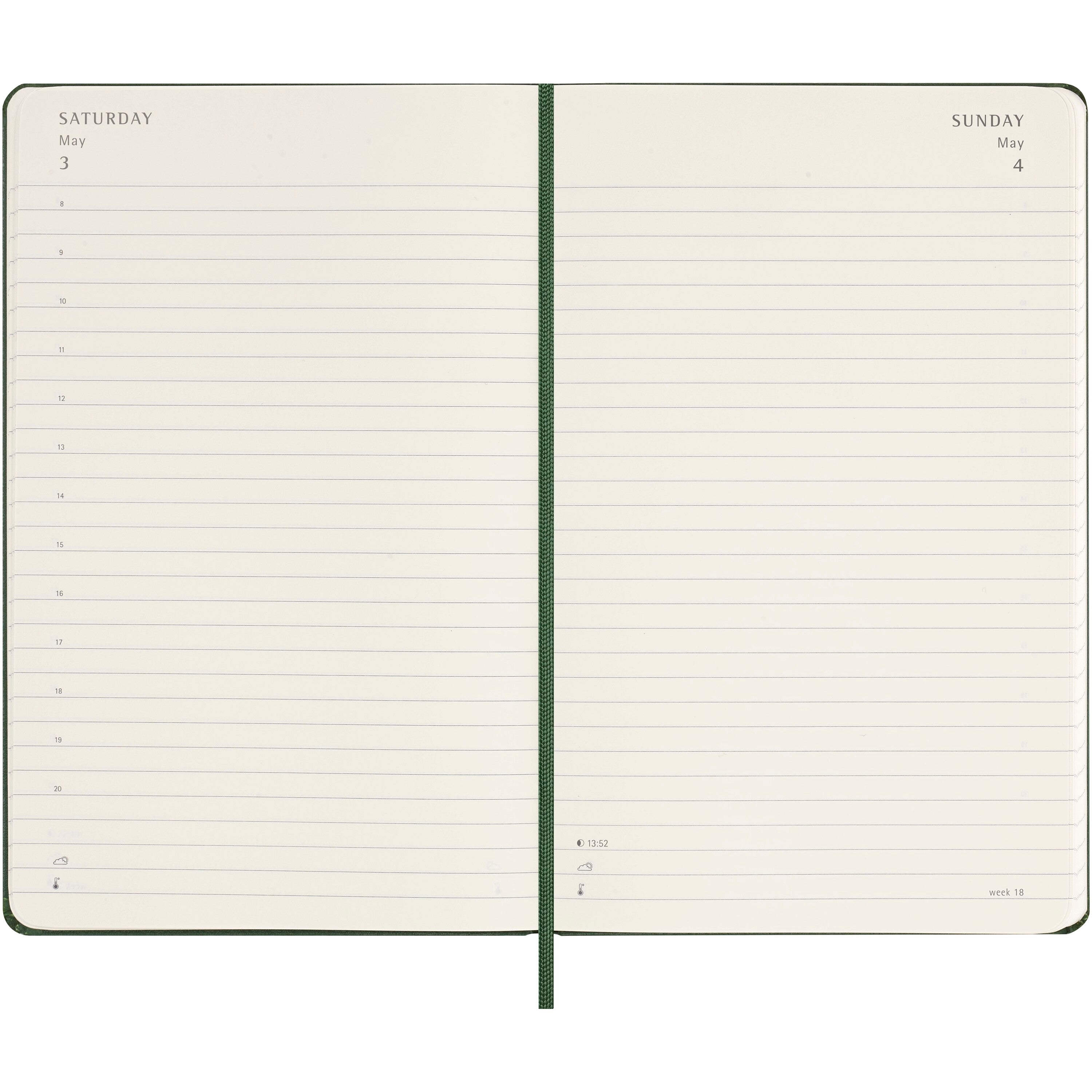 Large Moleskine Hard Cover 12 Month Daily Planner