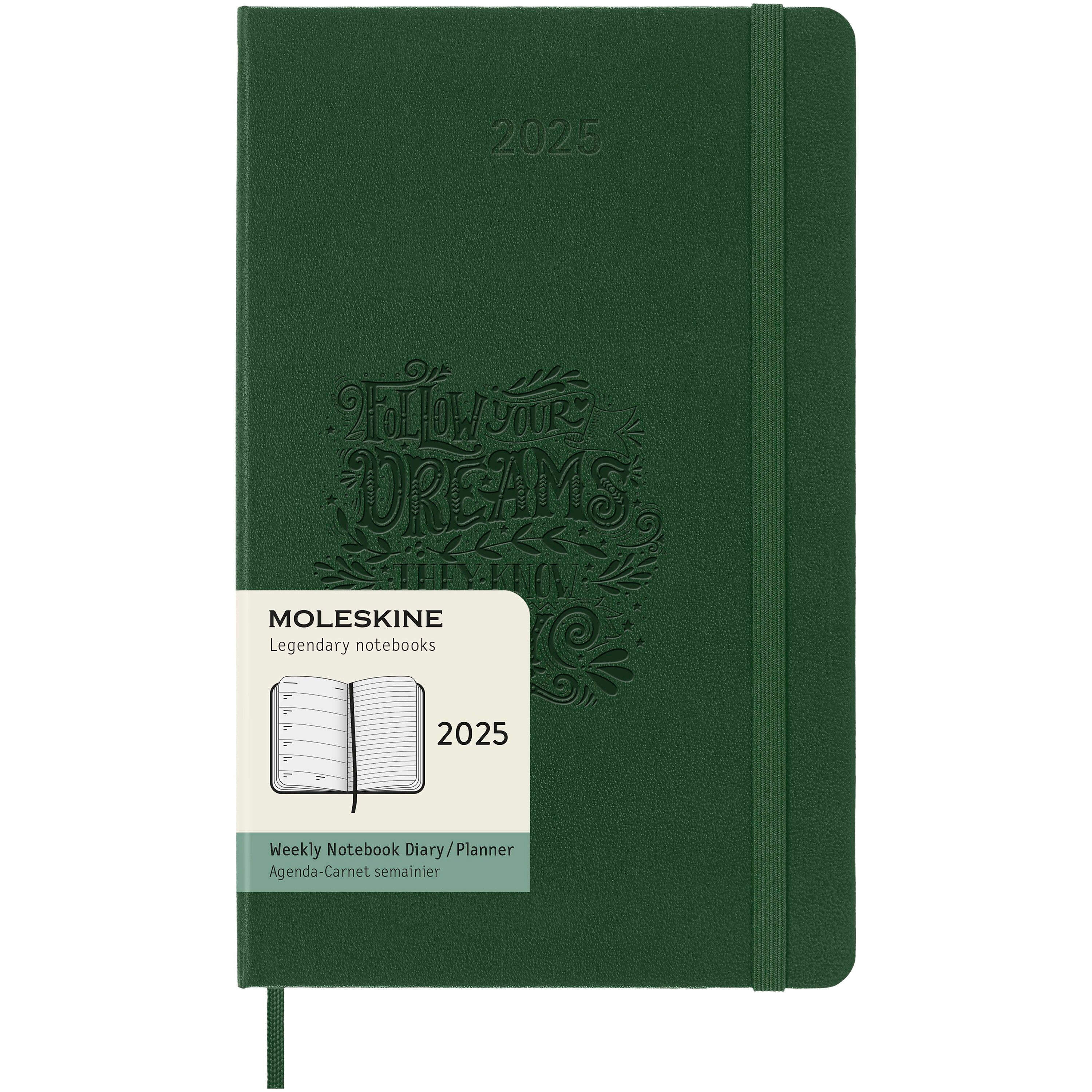 Luxury Large Moleskine Hard Weekly Planner