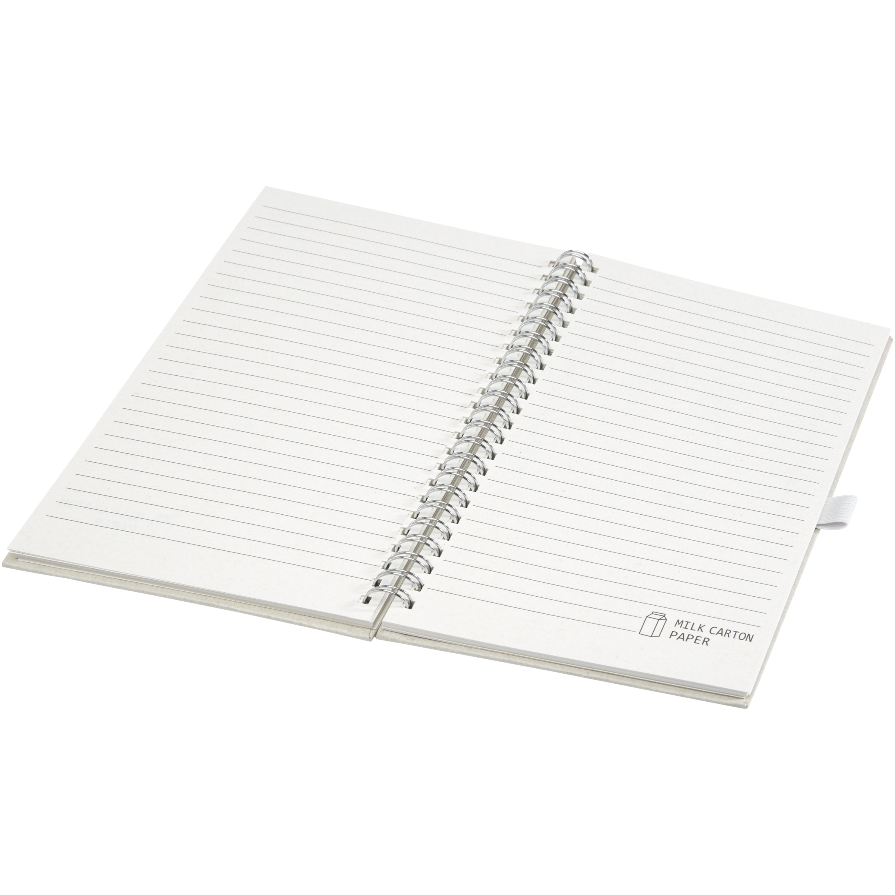 A5 Recycled Milk Carton Spiral Notebook