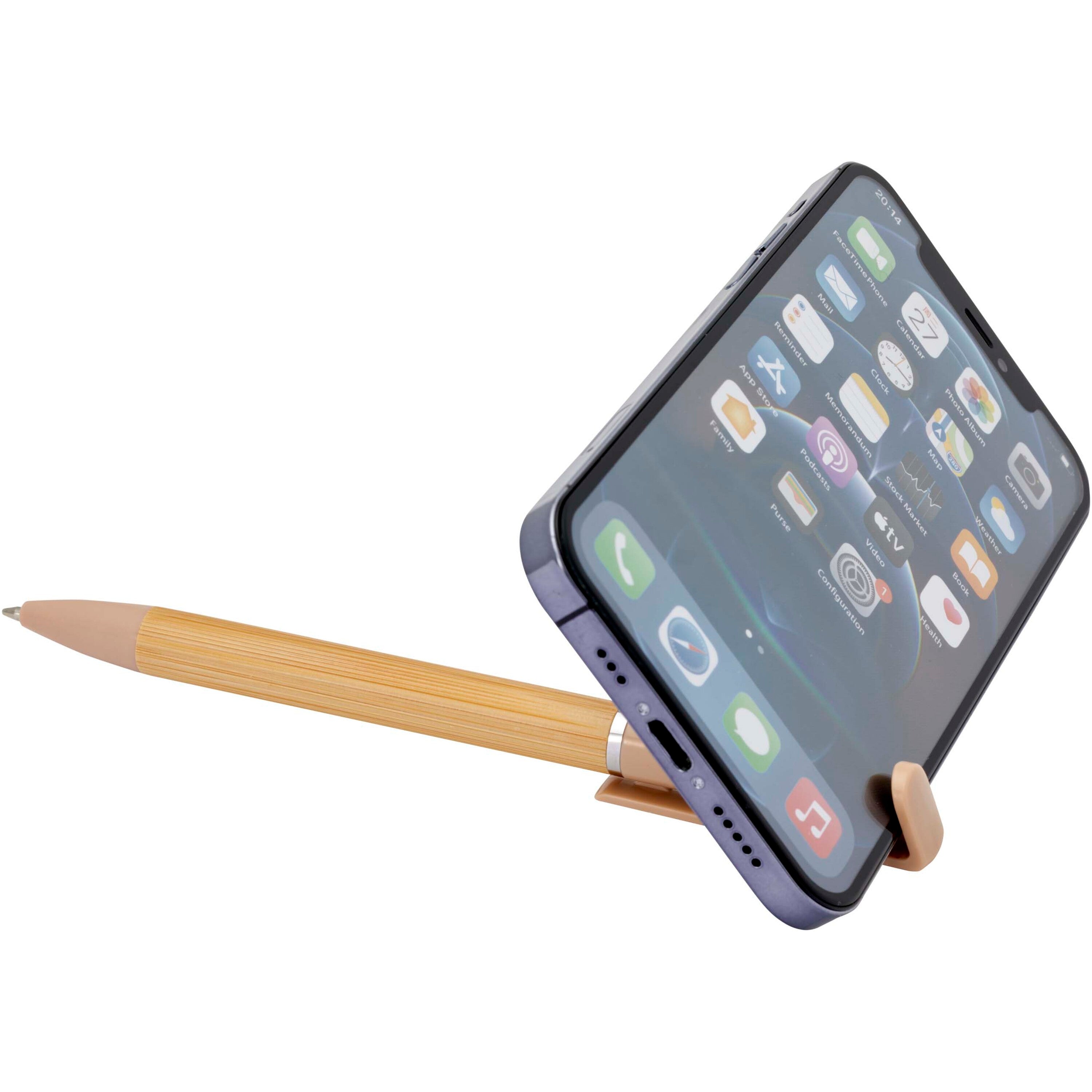 Recycled Plastic Phone Holder Pen