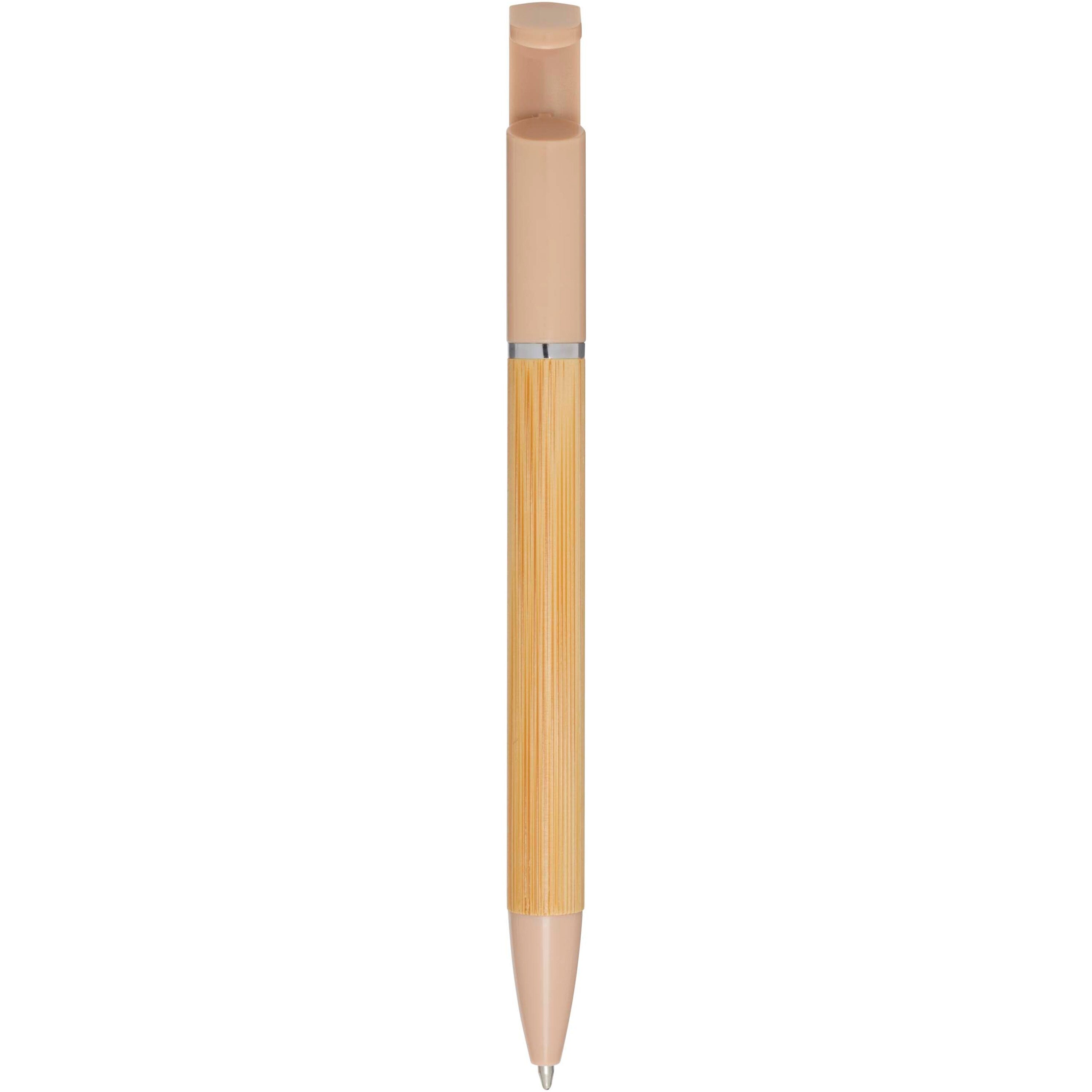 Bamboo Phone Holder Ballpoint Pen