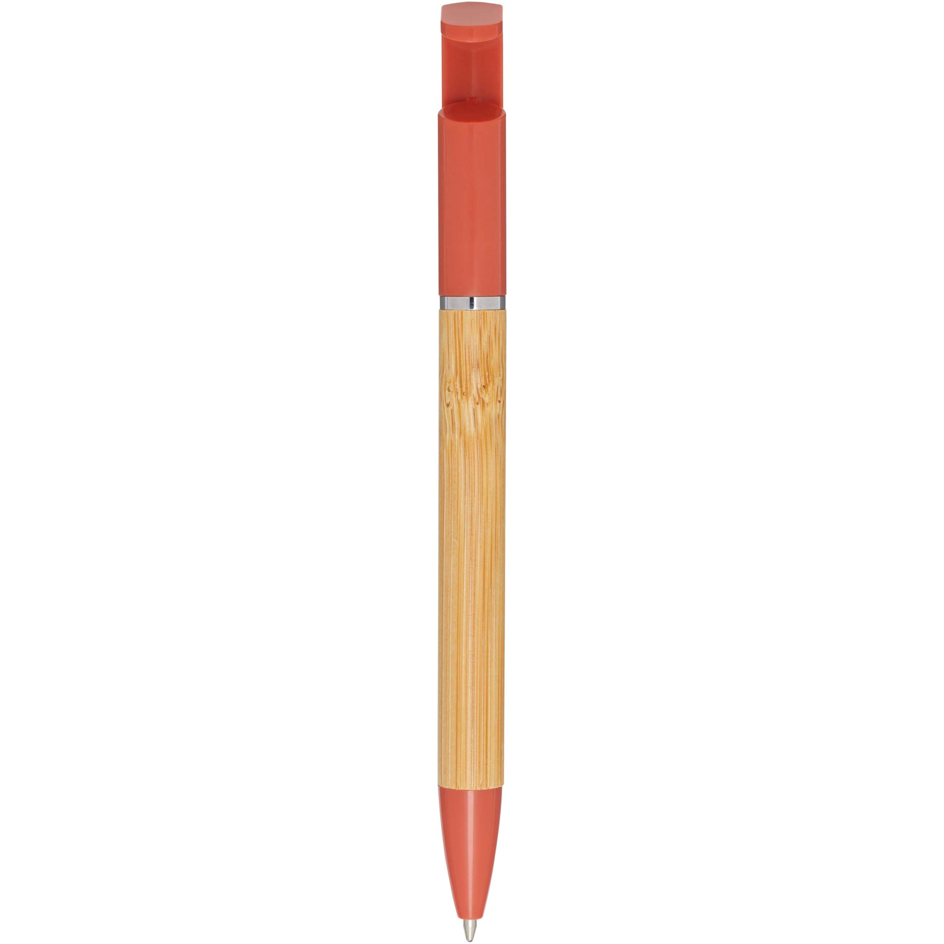 Bamboo Phone Holder Ballpoint Pen