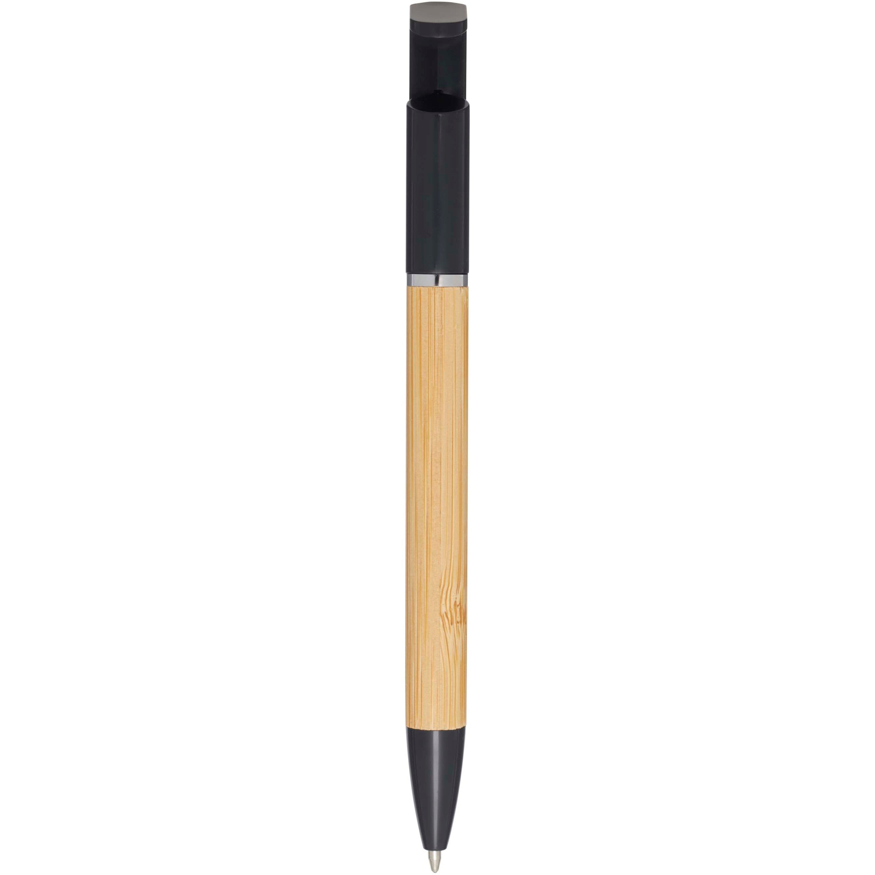 Bamboo Phone Holder Ballpoint Pen