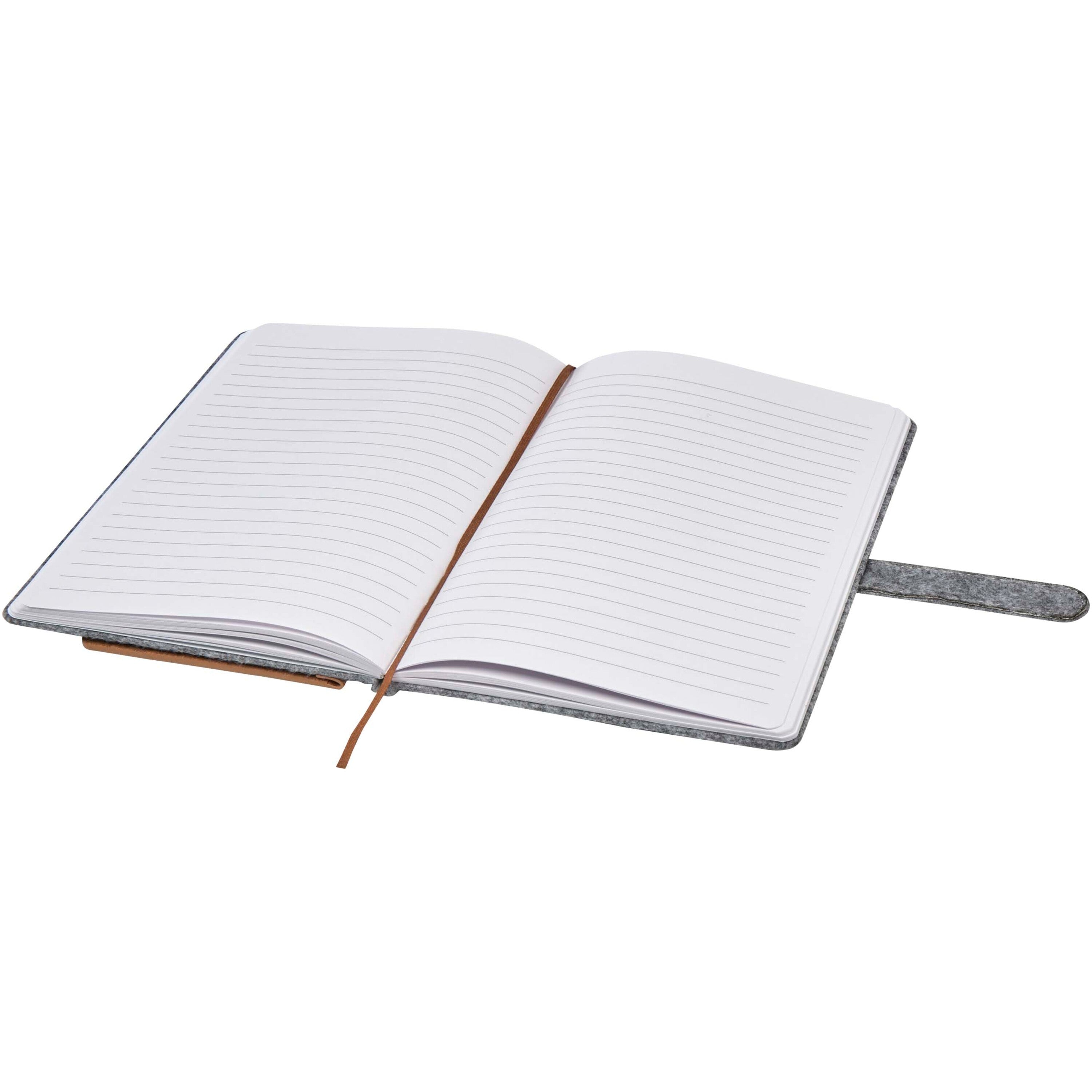 Viviana A5 Recycled Felt and Cork Notebook