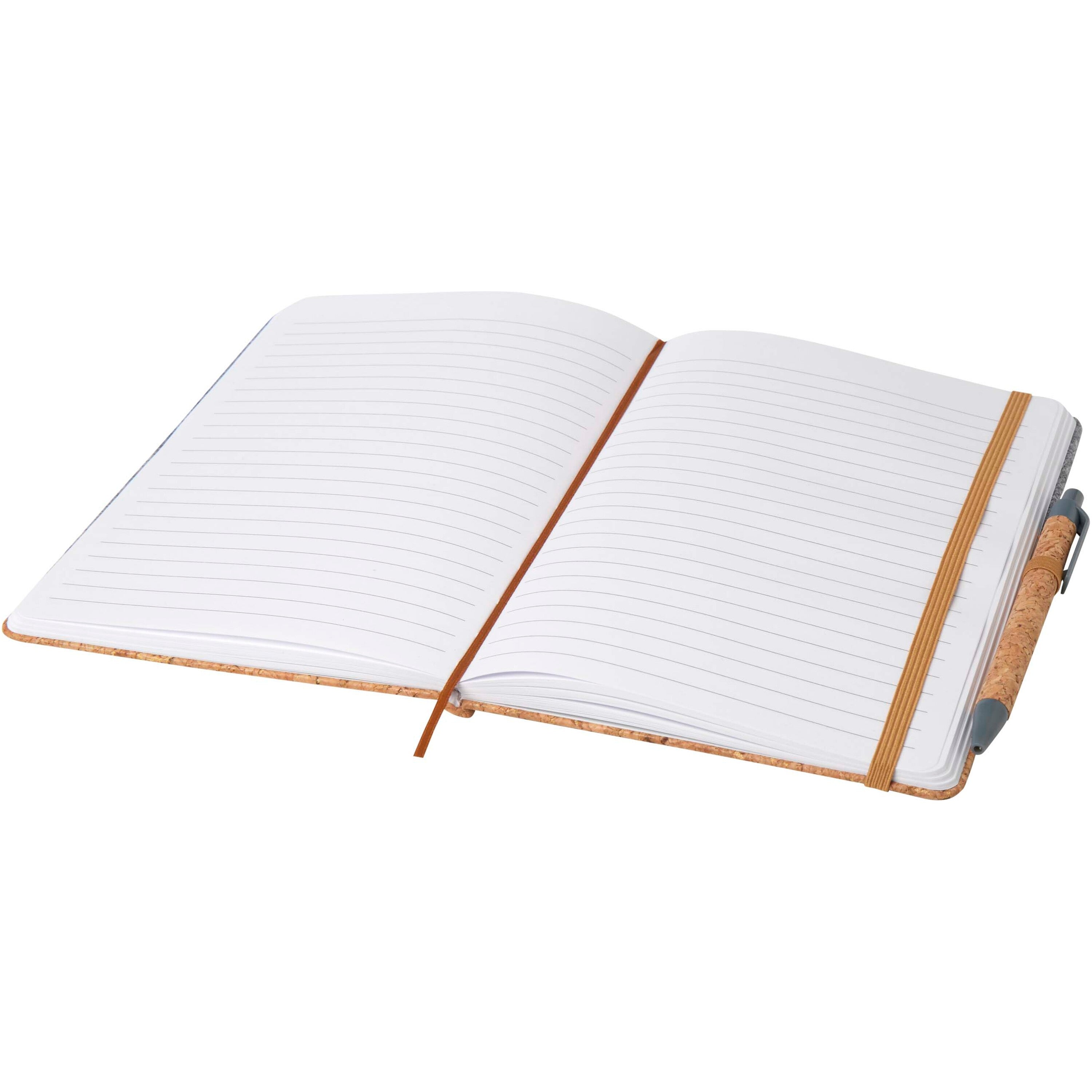 Cork and Recycled Felt A5 Hard Cover Notebook