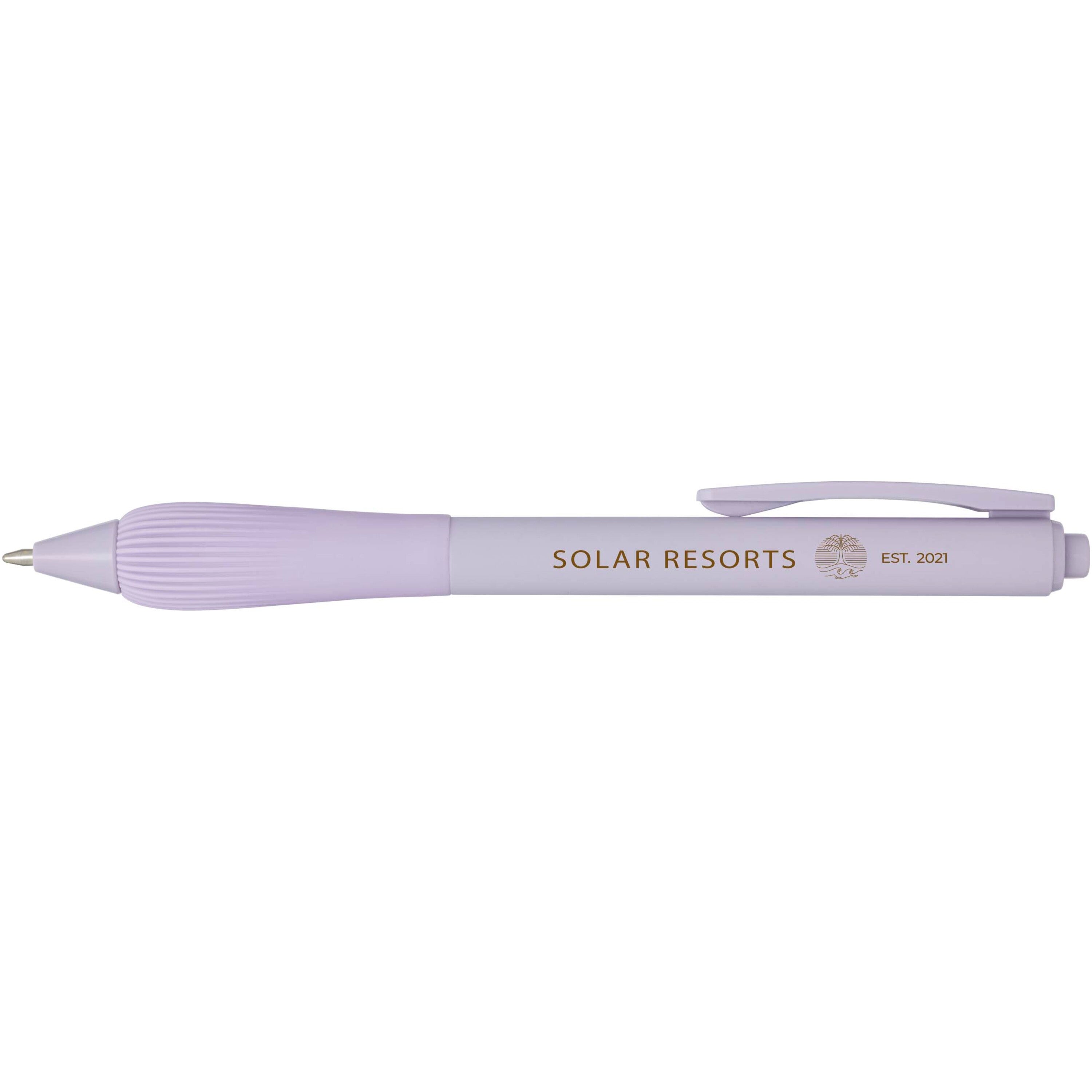 Ballpoint Pen with Rubberised Barrel