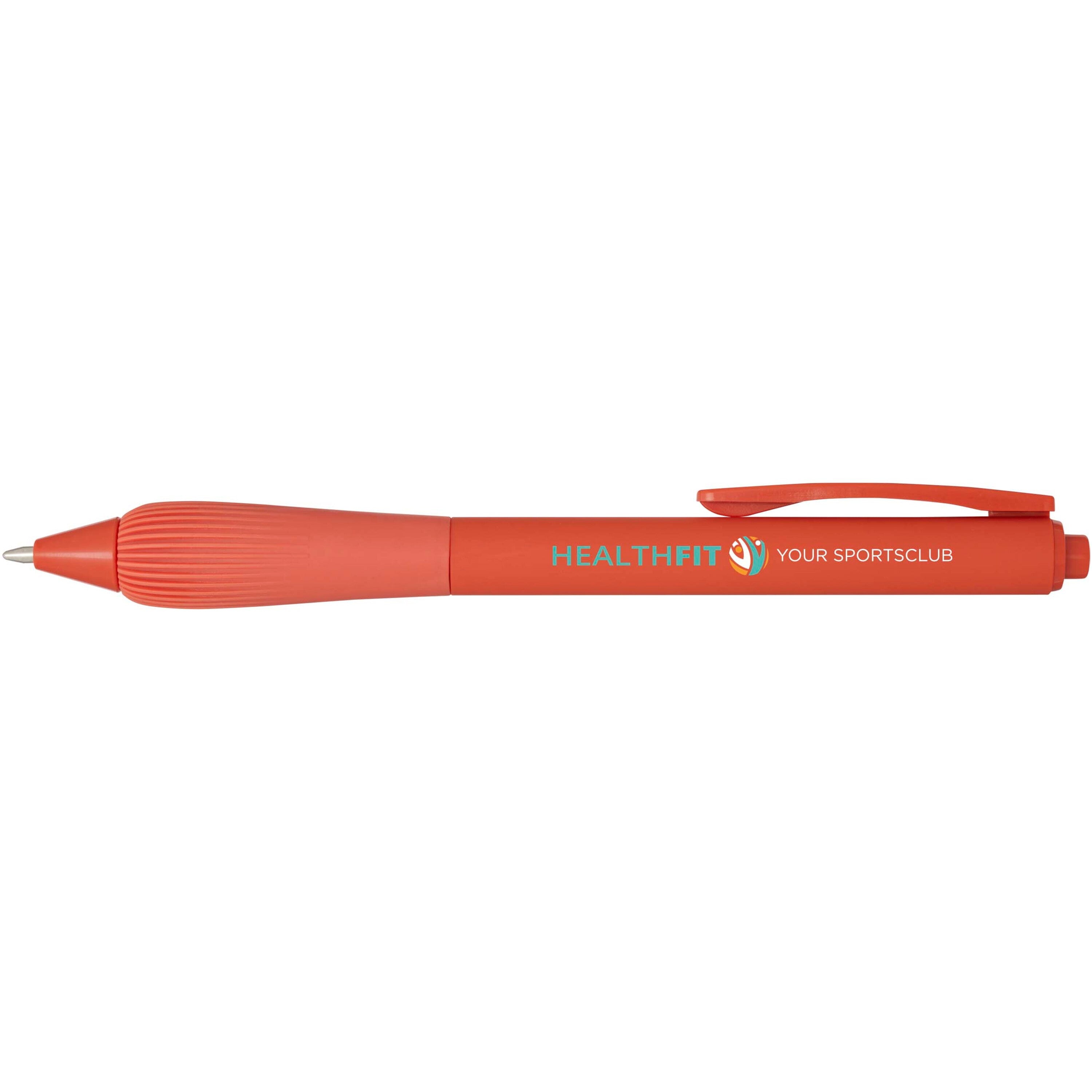 Ballpoint Pen with Rubberised Barrel