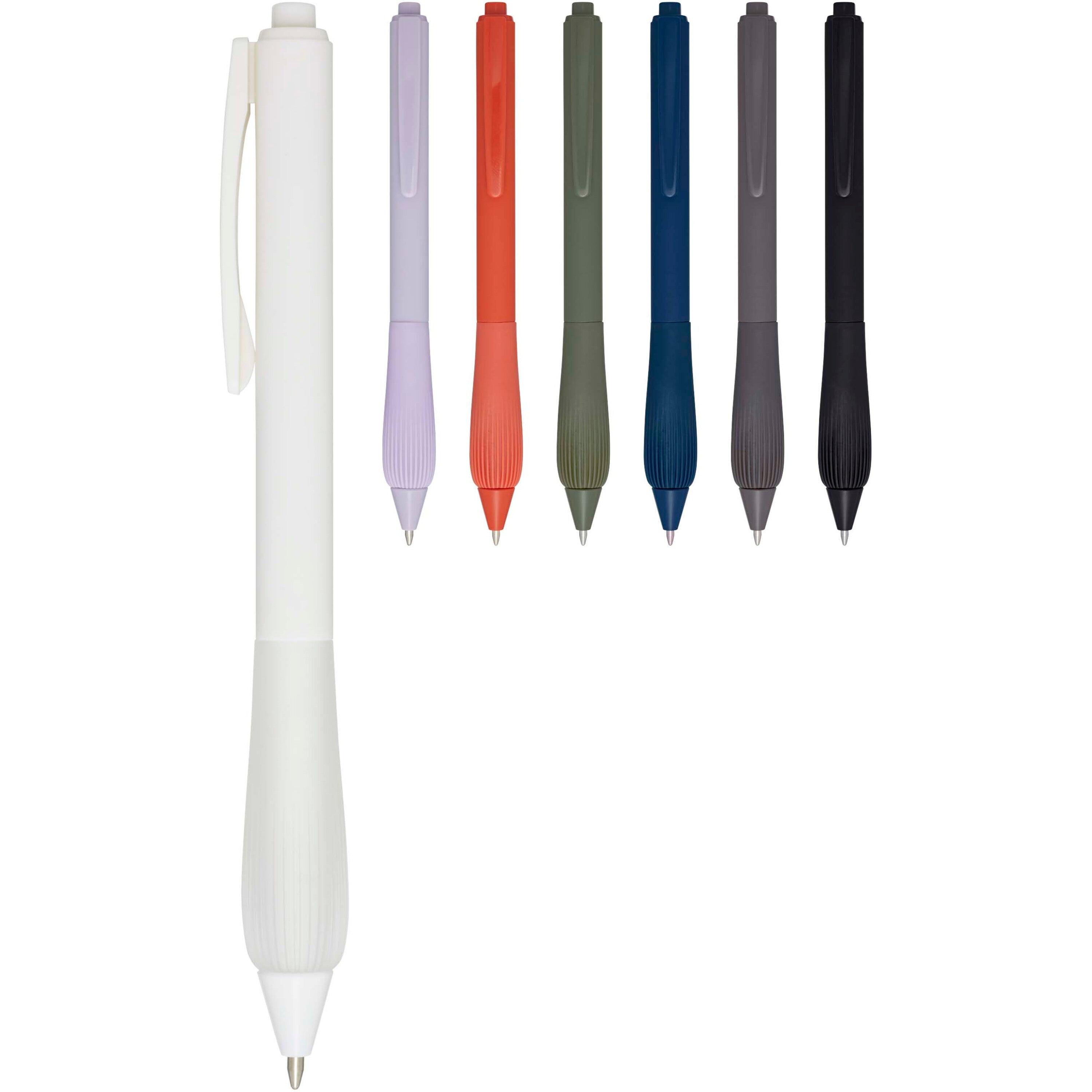 Recycled Plastic Pen with Rubberised Barrel