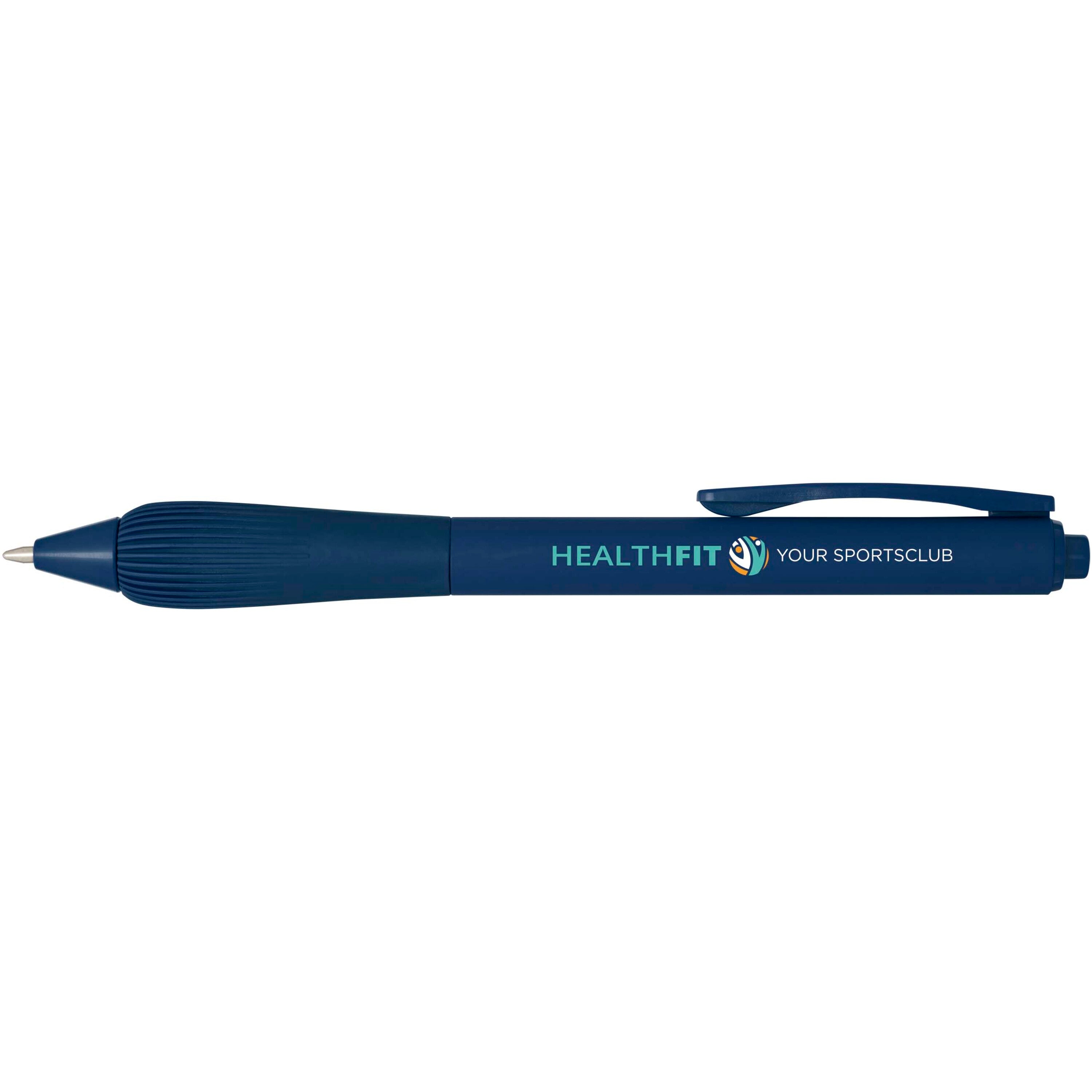Recycled Plastic Pen with Rubberised Barrel