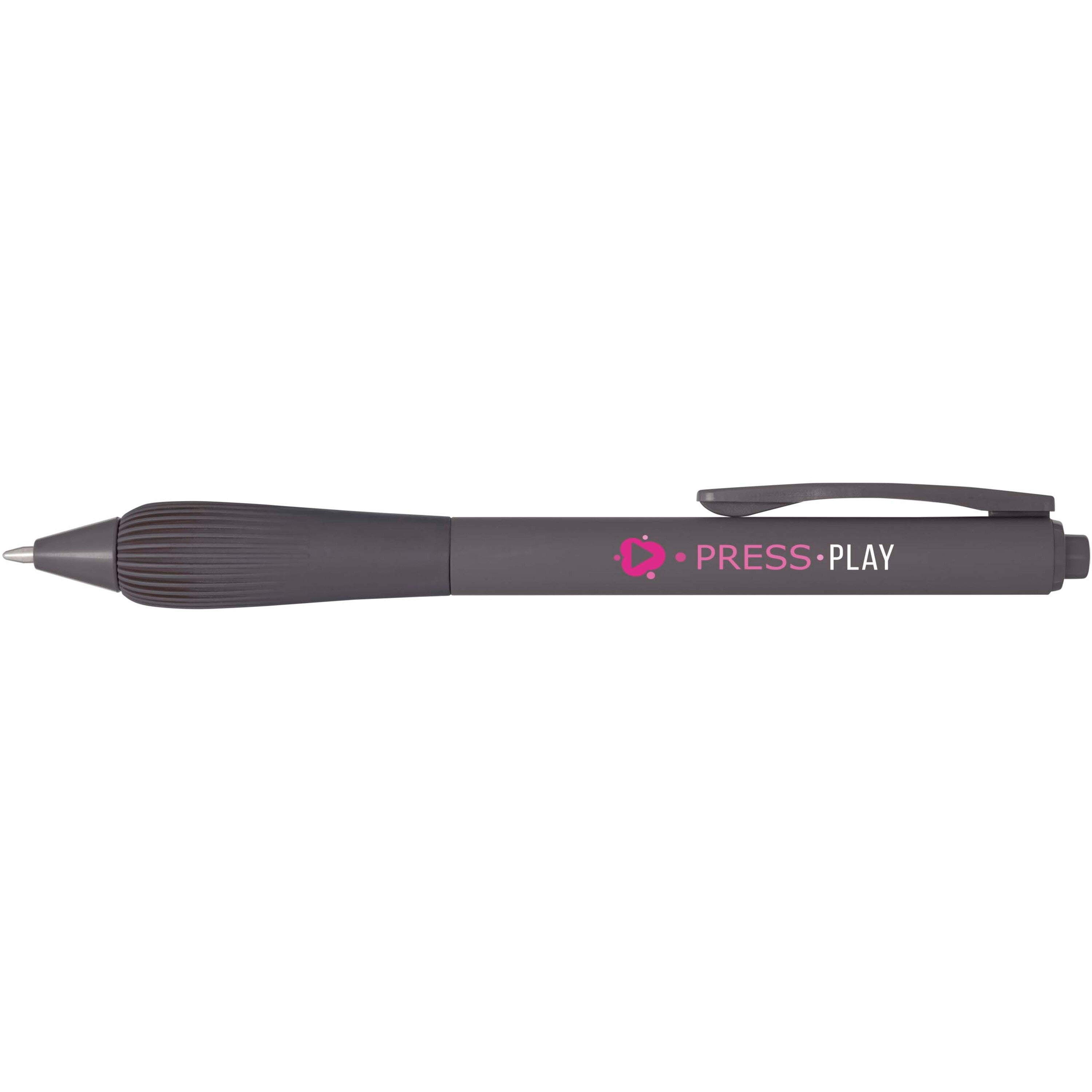 Recycled Plastic Pen with Rubberised Barrel