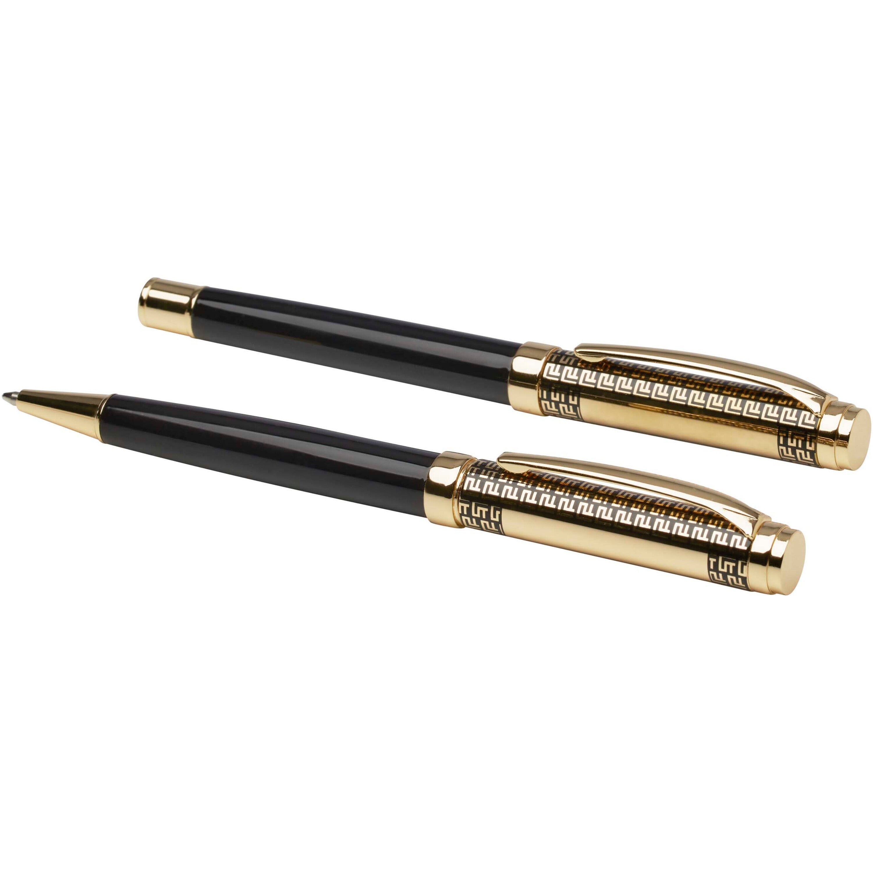 Dual Gold Chromed Pen Set