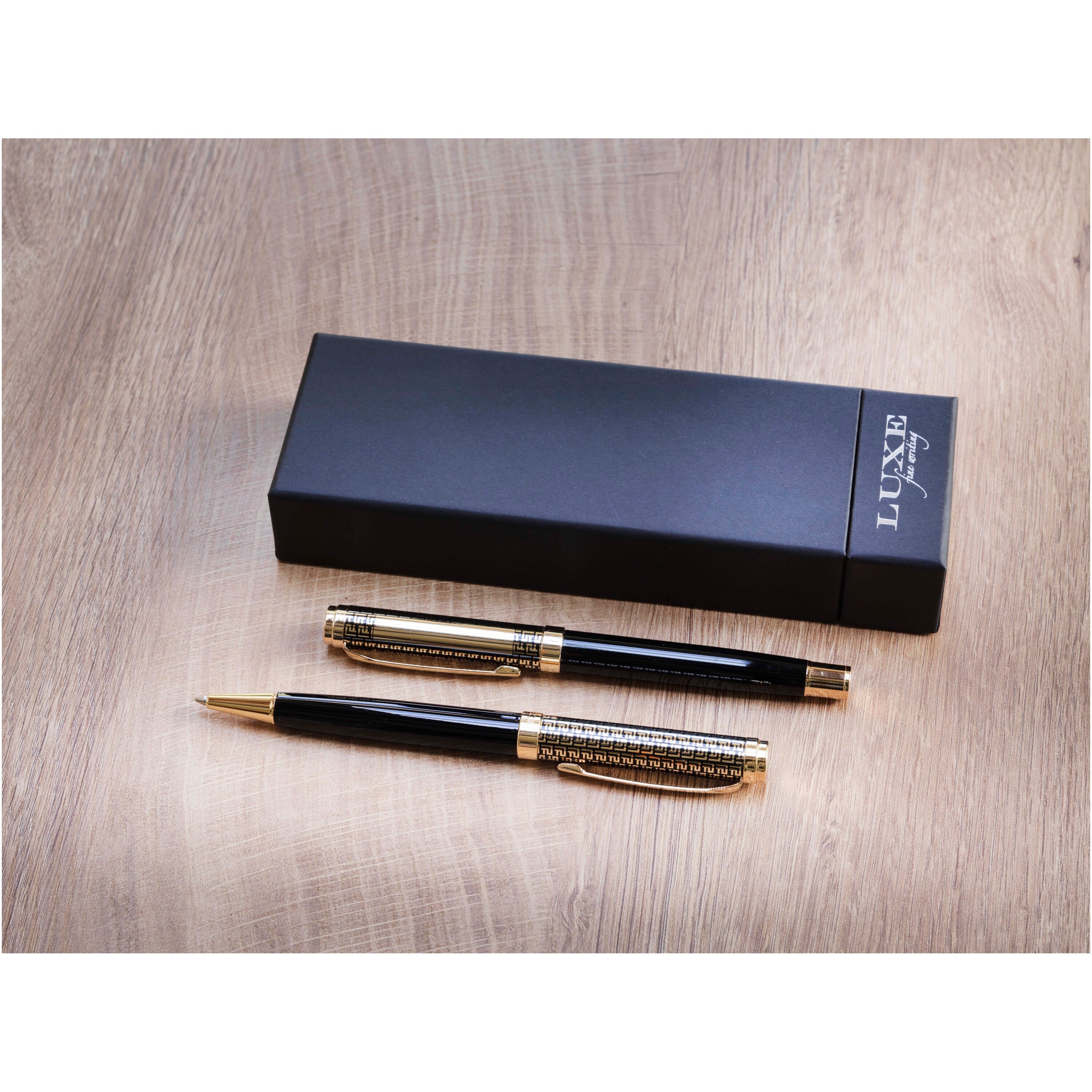 Dual Gold Chromed Pen Set