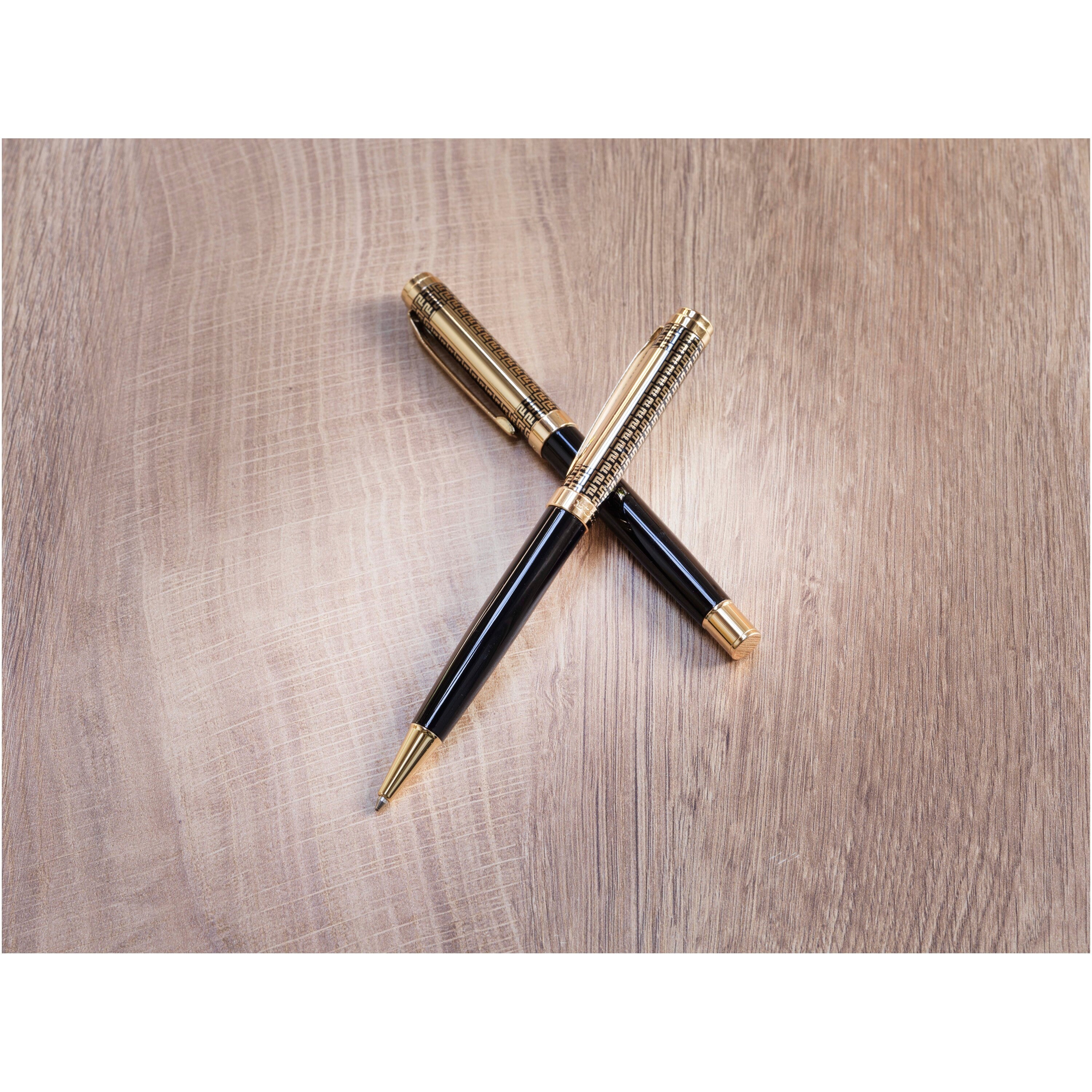 Dual Gold Chromed Pen Set