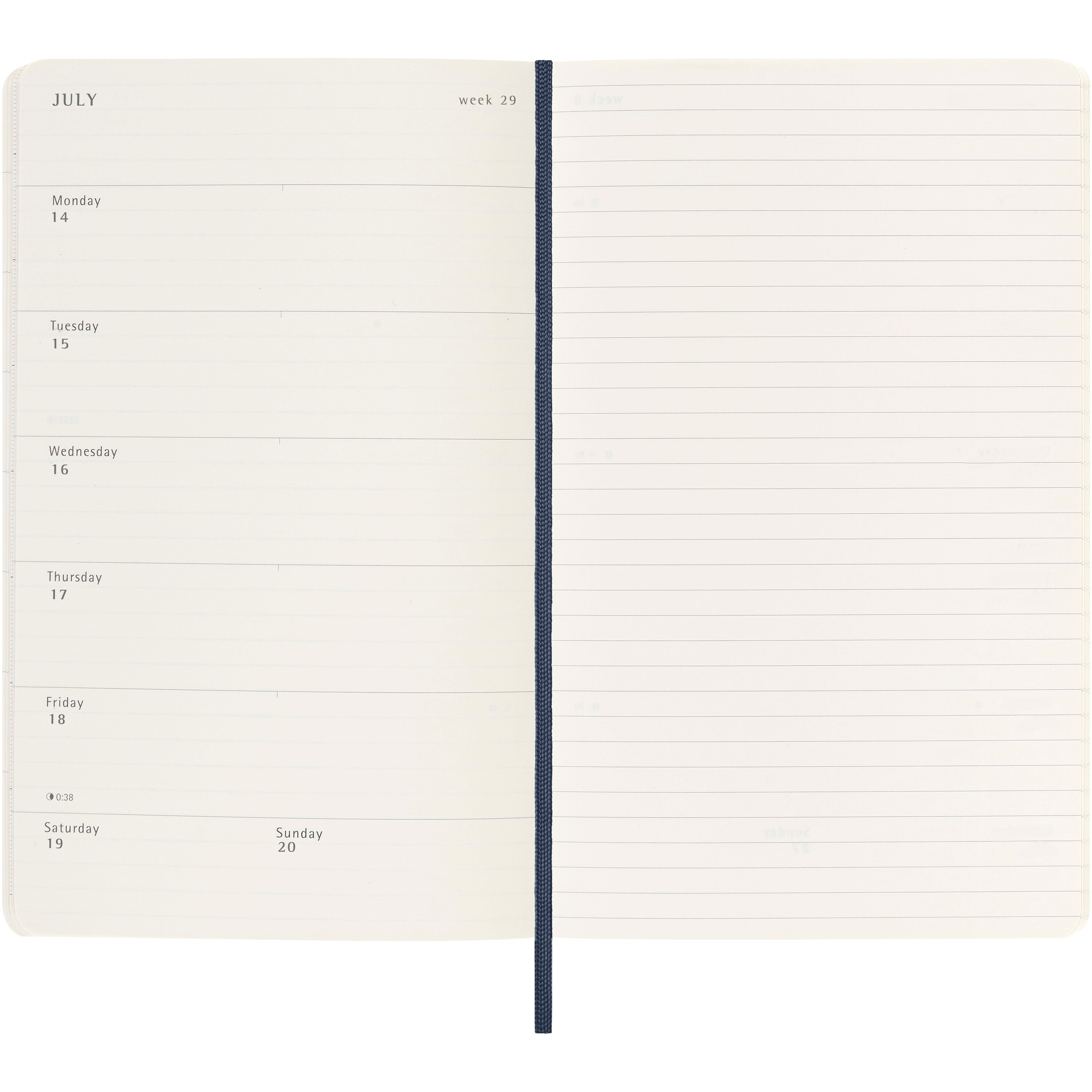 Moleskine Soft Weekly Planner with Acid Free Paper