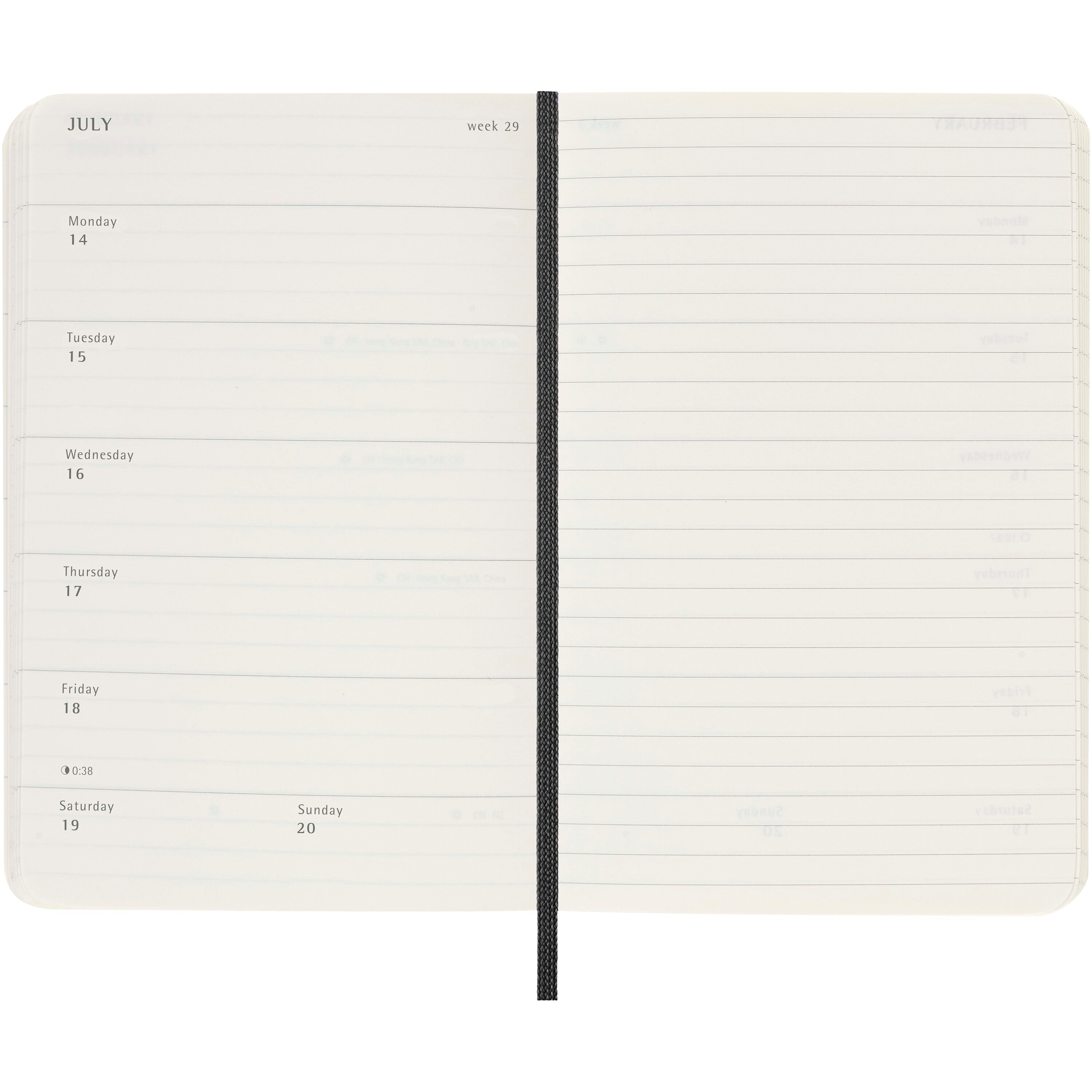 Luxury Moleskine 12 Month Weekly Planner