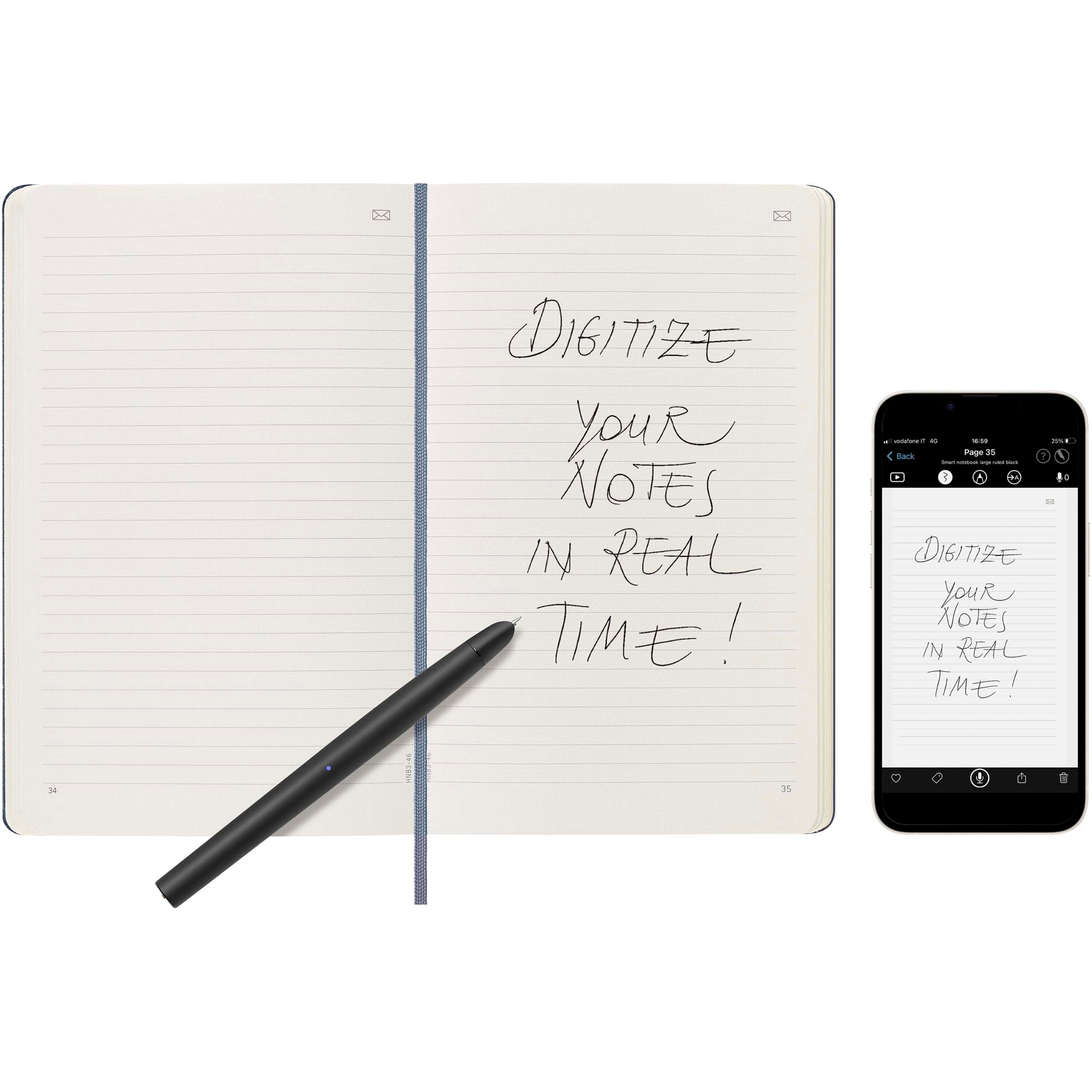 Large Moleskine Smart Notebook
