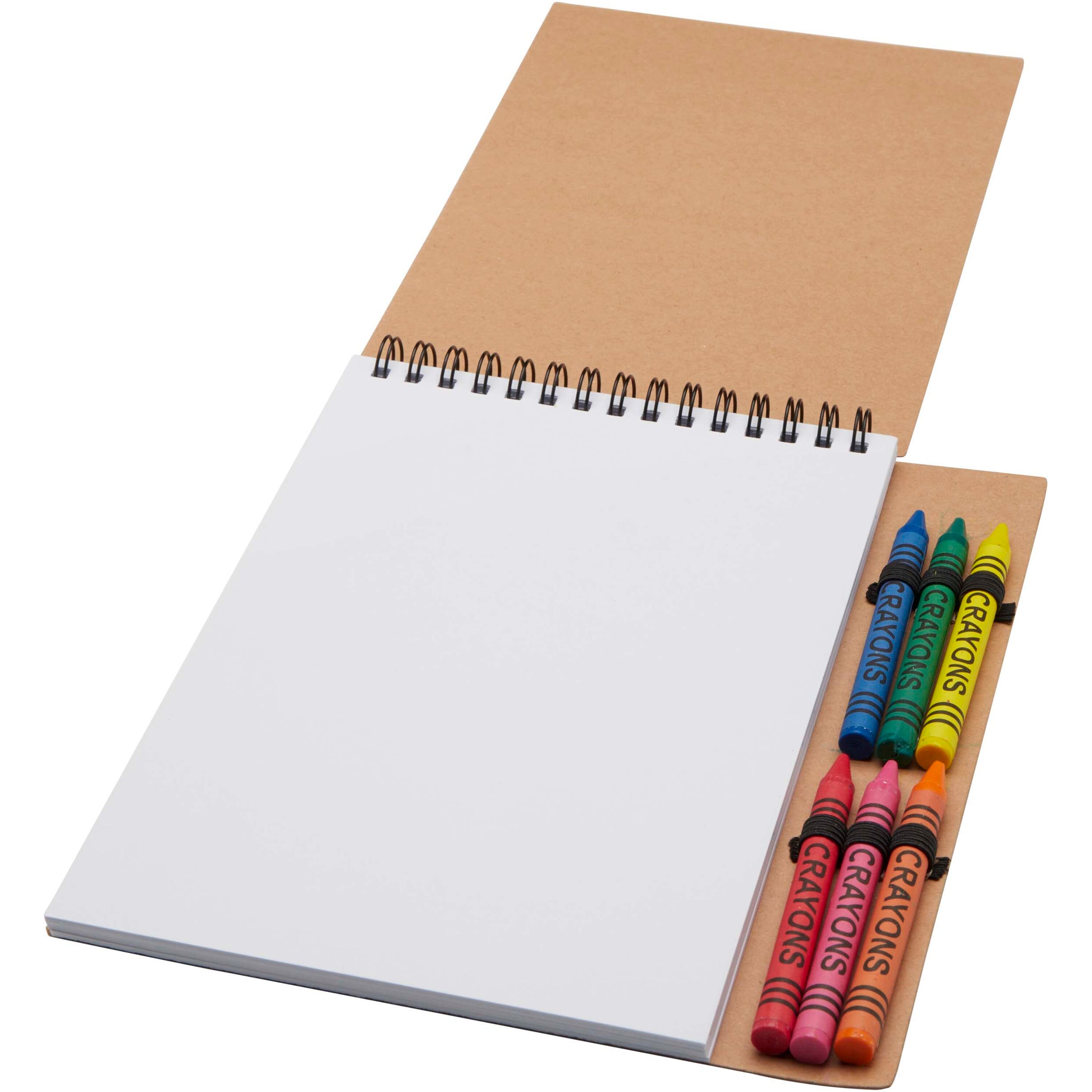 Doodle A5 Spiral Notebook and Crayon Set