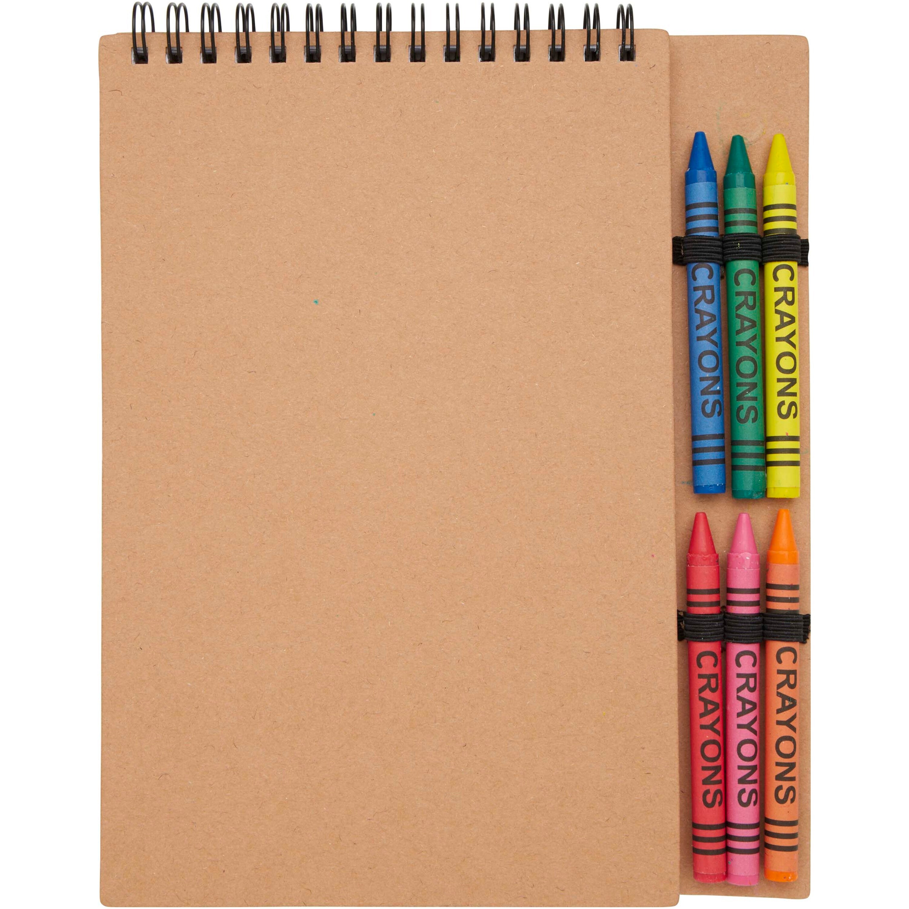Doodle A5 Spiral Notebook and Crayon Set