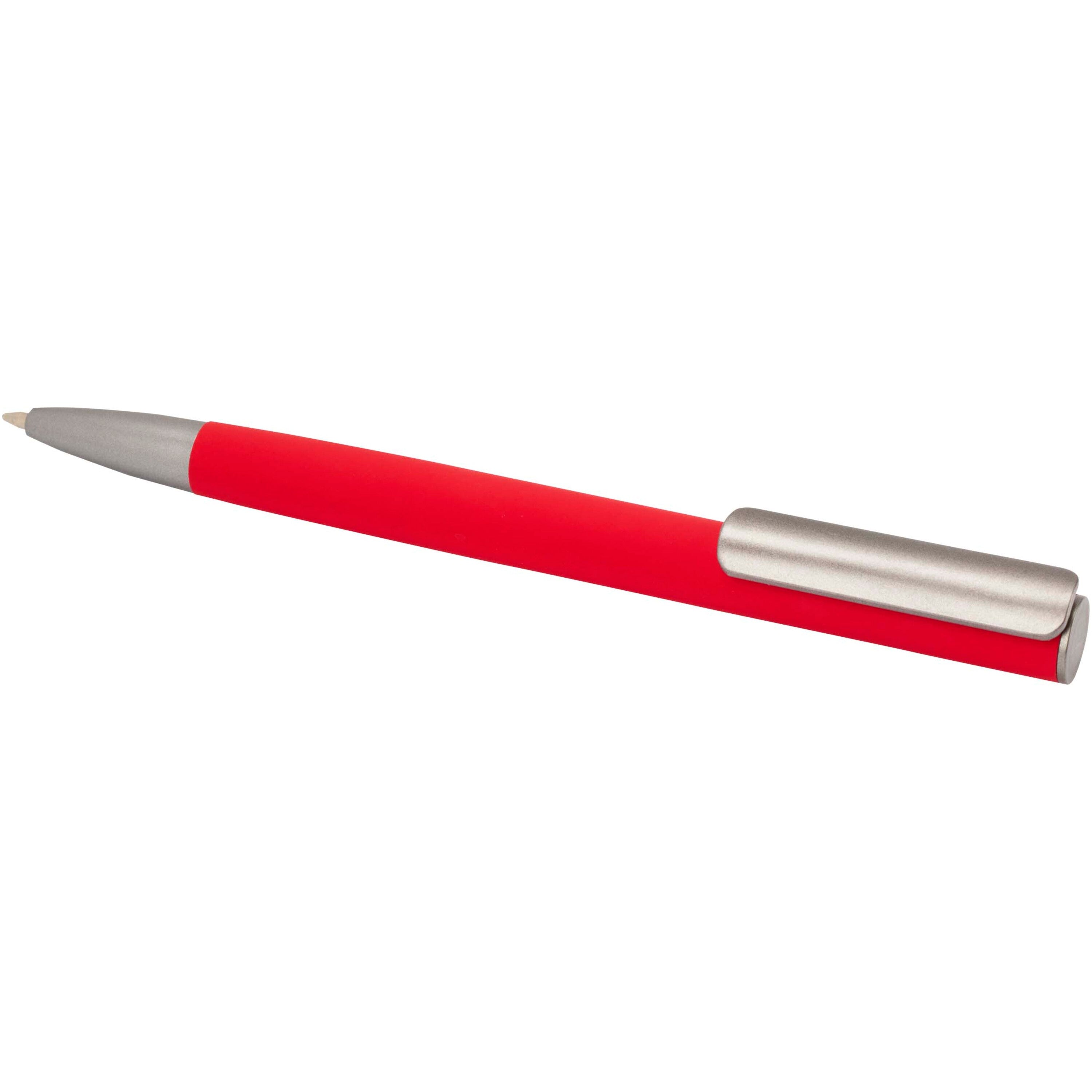 Silver Coated Clip Recycled Aluminium Ballpoint Pen