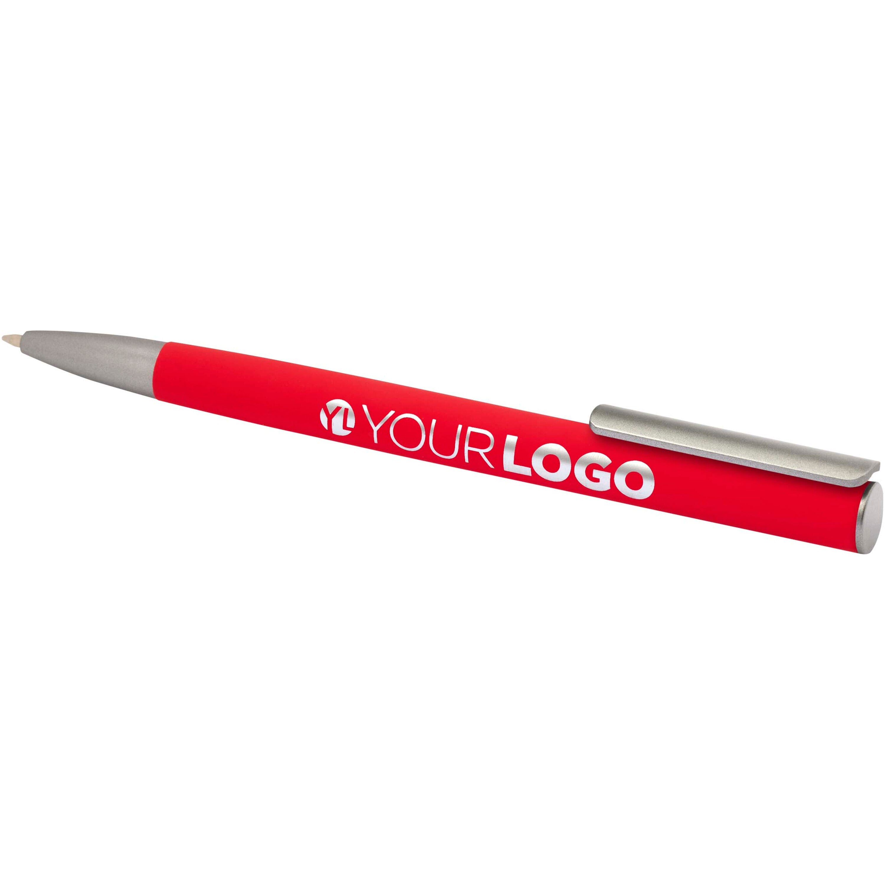 Silver Coated Clip Recycled Aluminium Ballpoint Pen