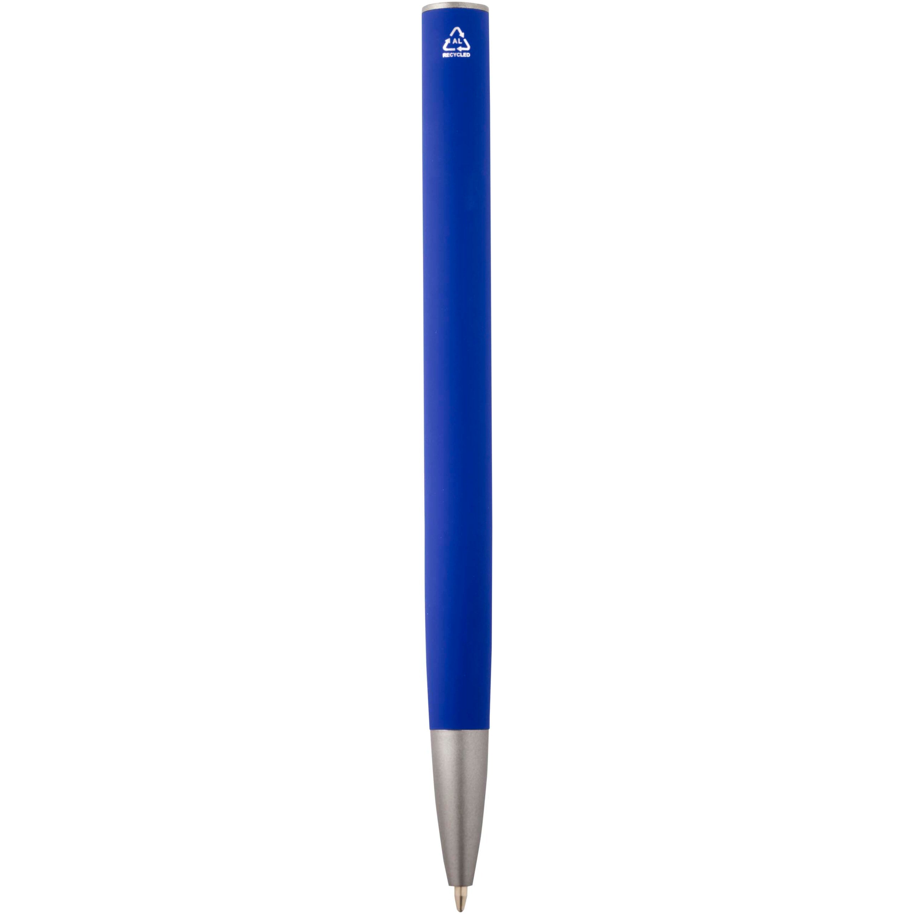 Silver Coated Clip Recycled Aluminium Ballpoint Pen