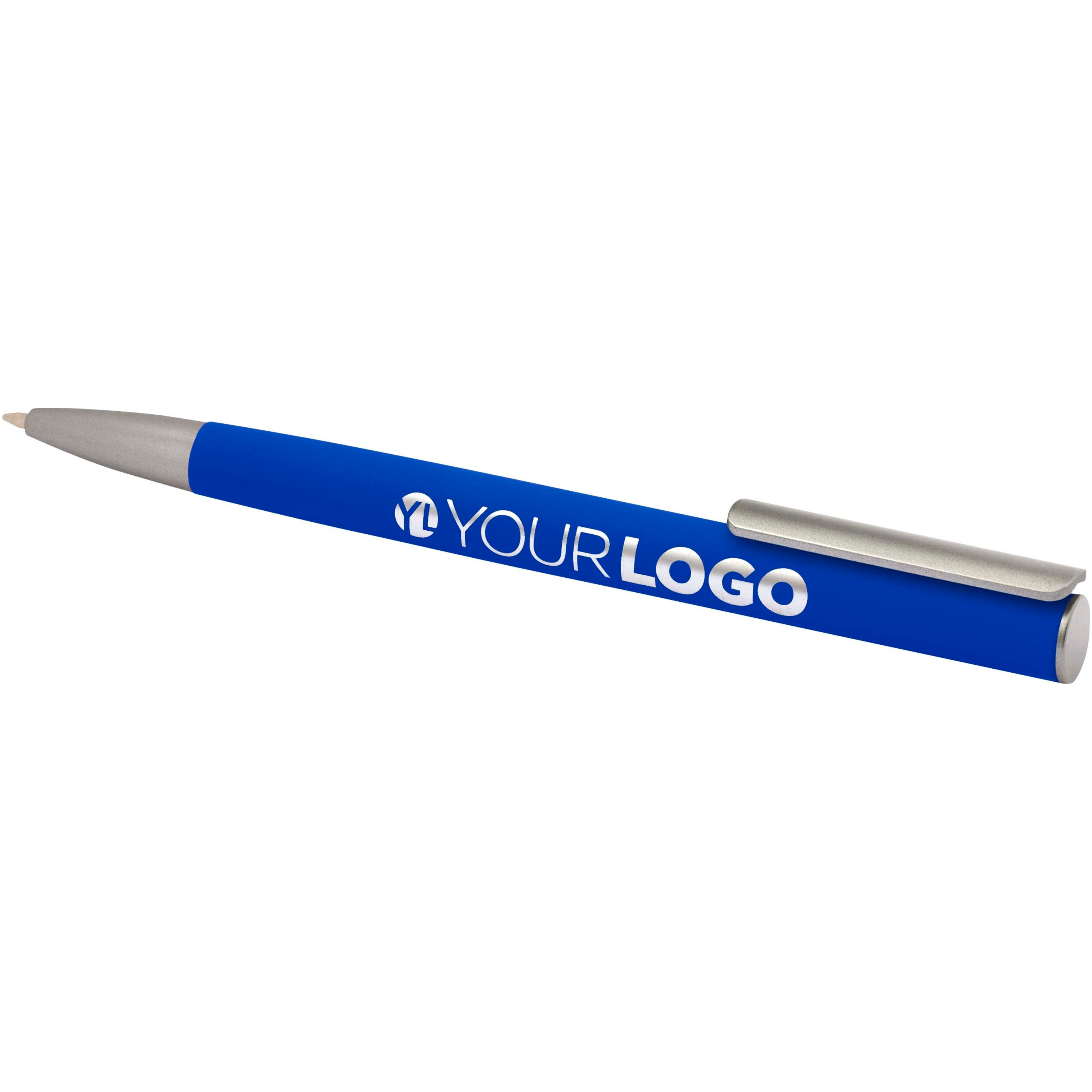 Silver Coated Clip Recycled Aluminium Ballpoint Pen