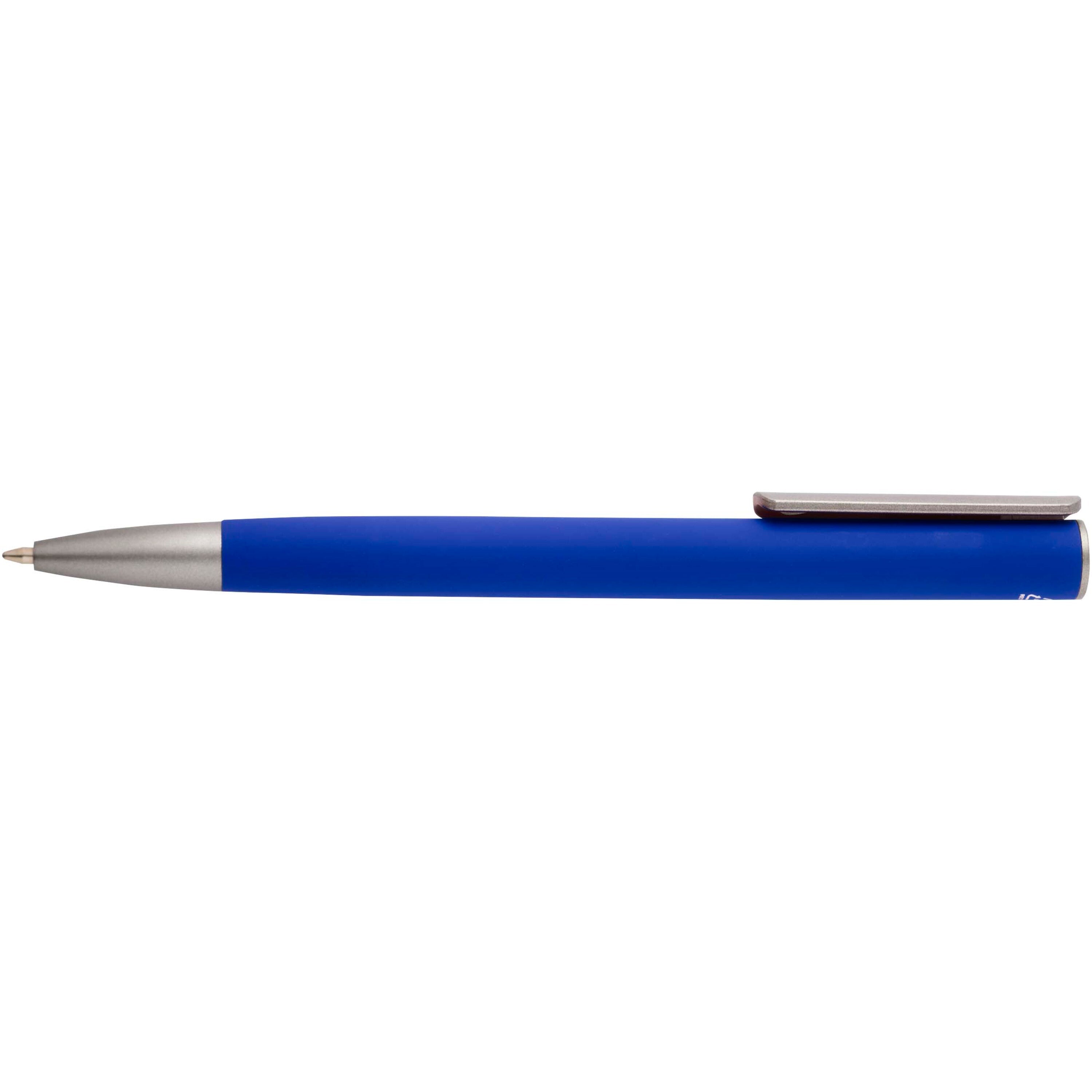 Silver Coated Clip Recycled Aluminium Ballpoint Pen
