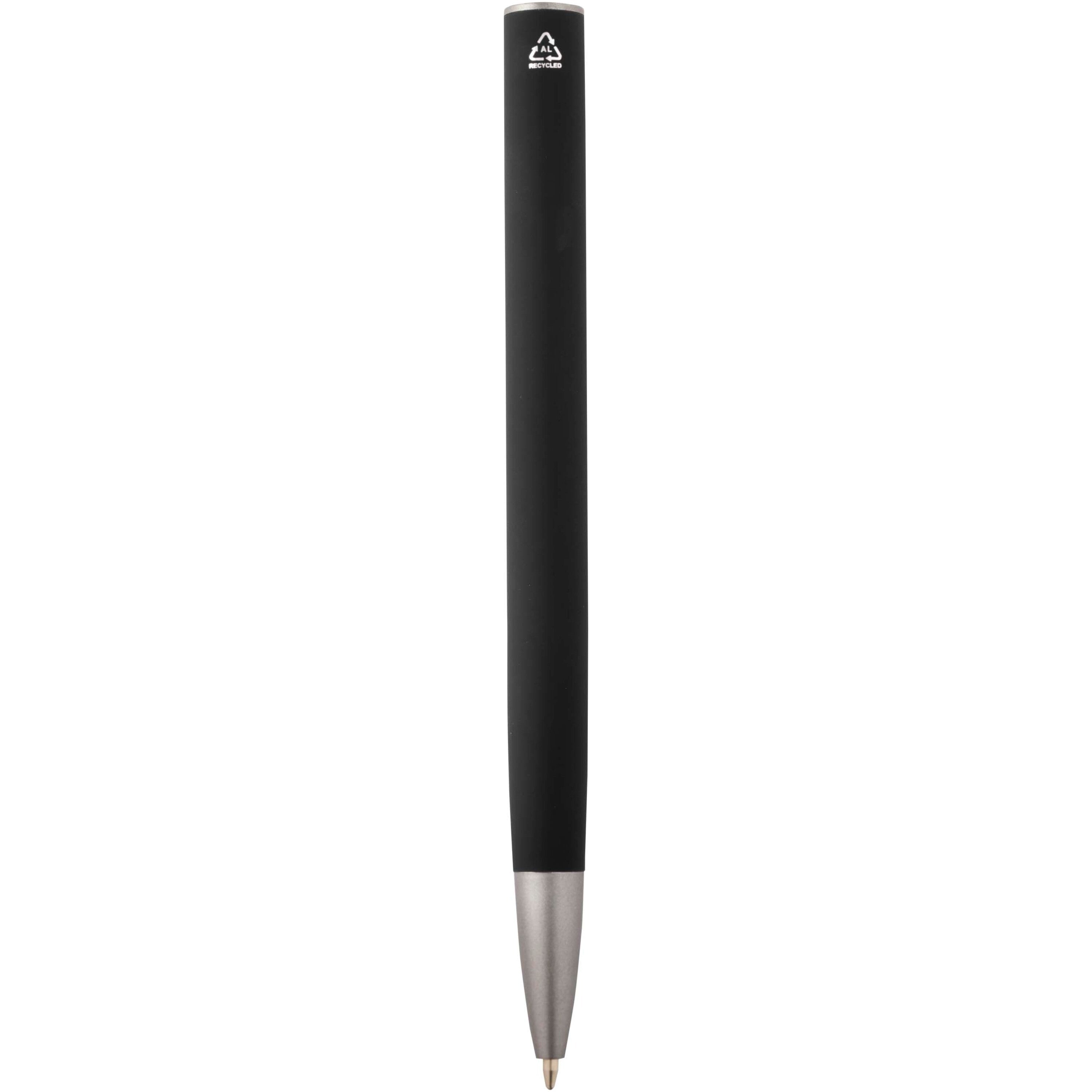 Silver Coated Clip Recycled Aluminium Ballpoint Pen