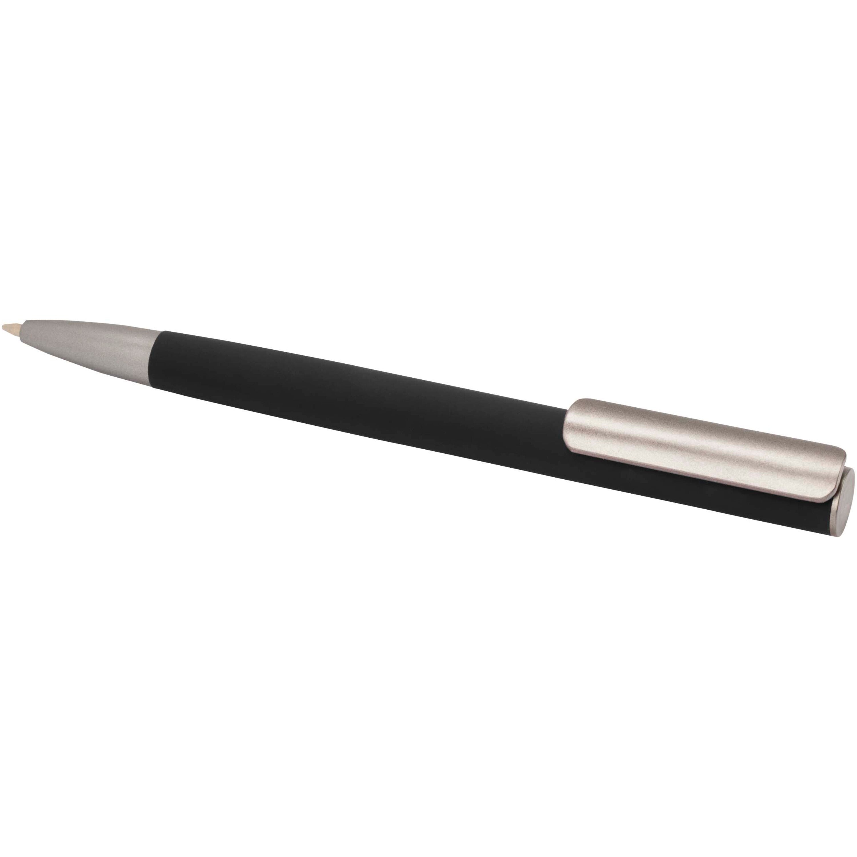 Silver Coated Clip Recycled Aluminium Ballpoint Pen