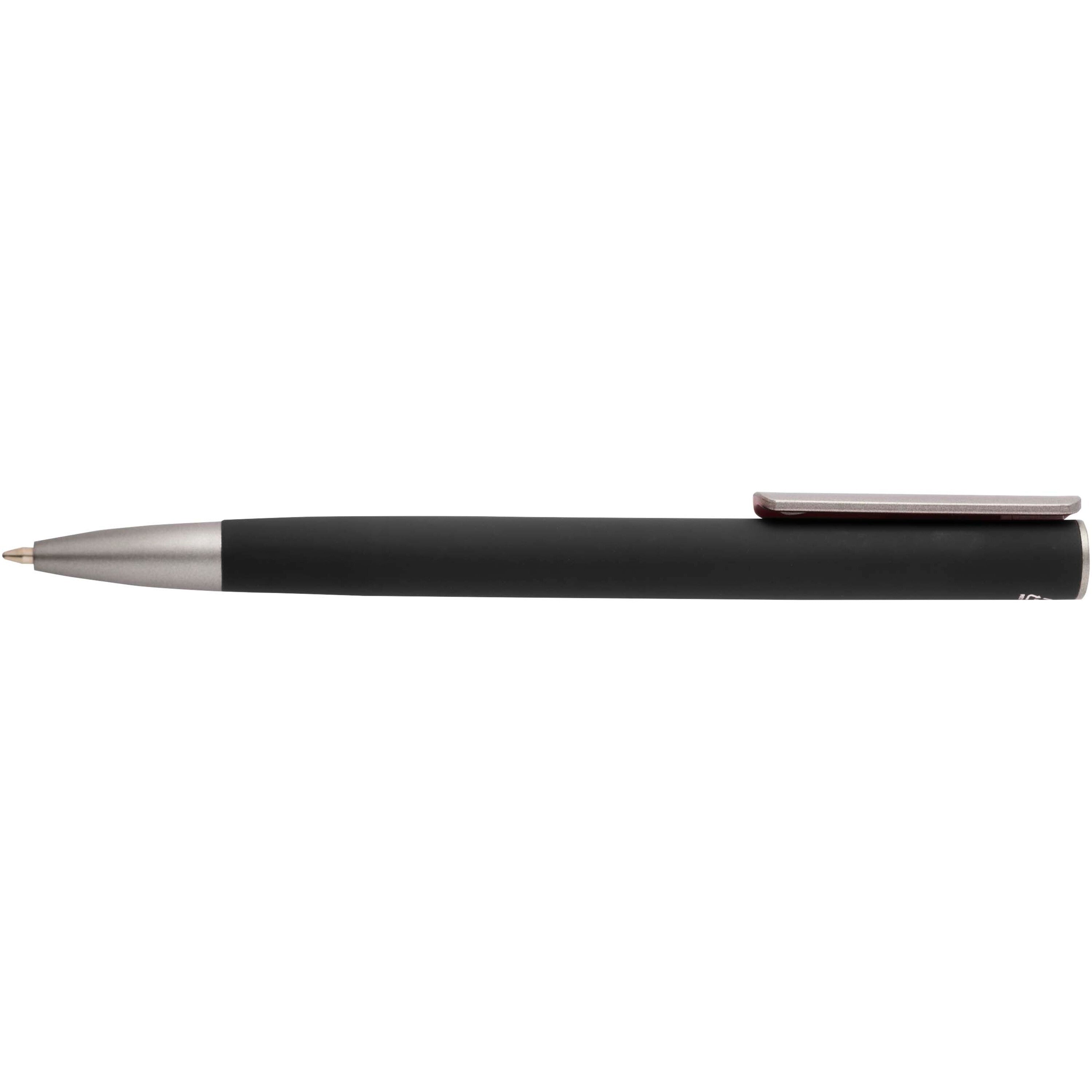 Silver Coated Clip Recycled Aluminium Ballpoint Pen