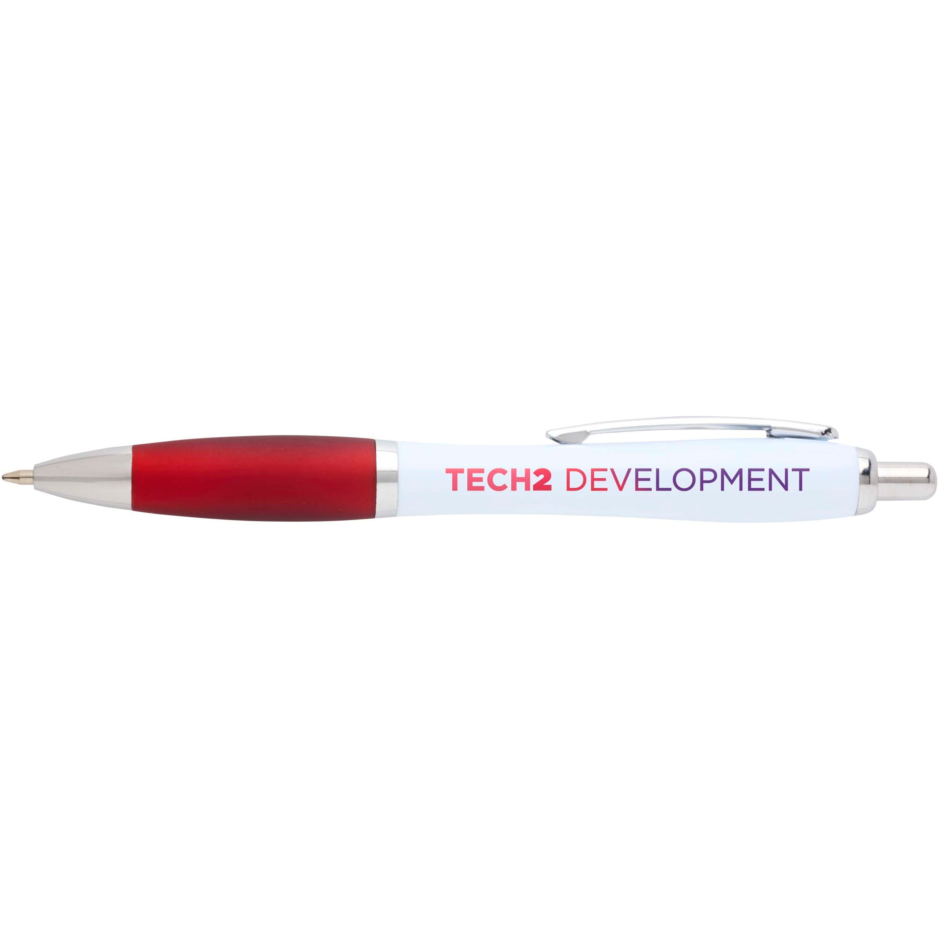 Soft Grip Ballpoint Pen in Recycled Plastic