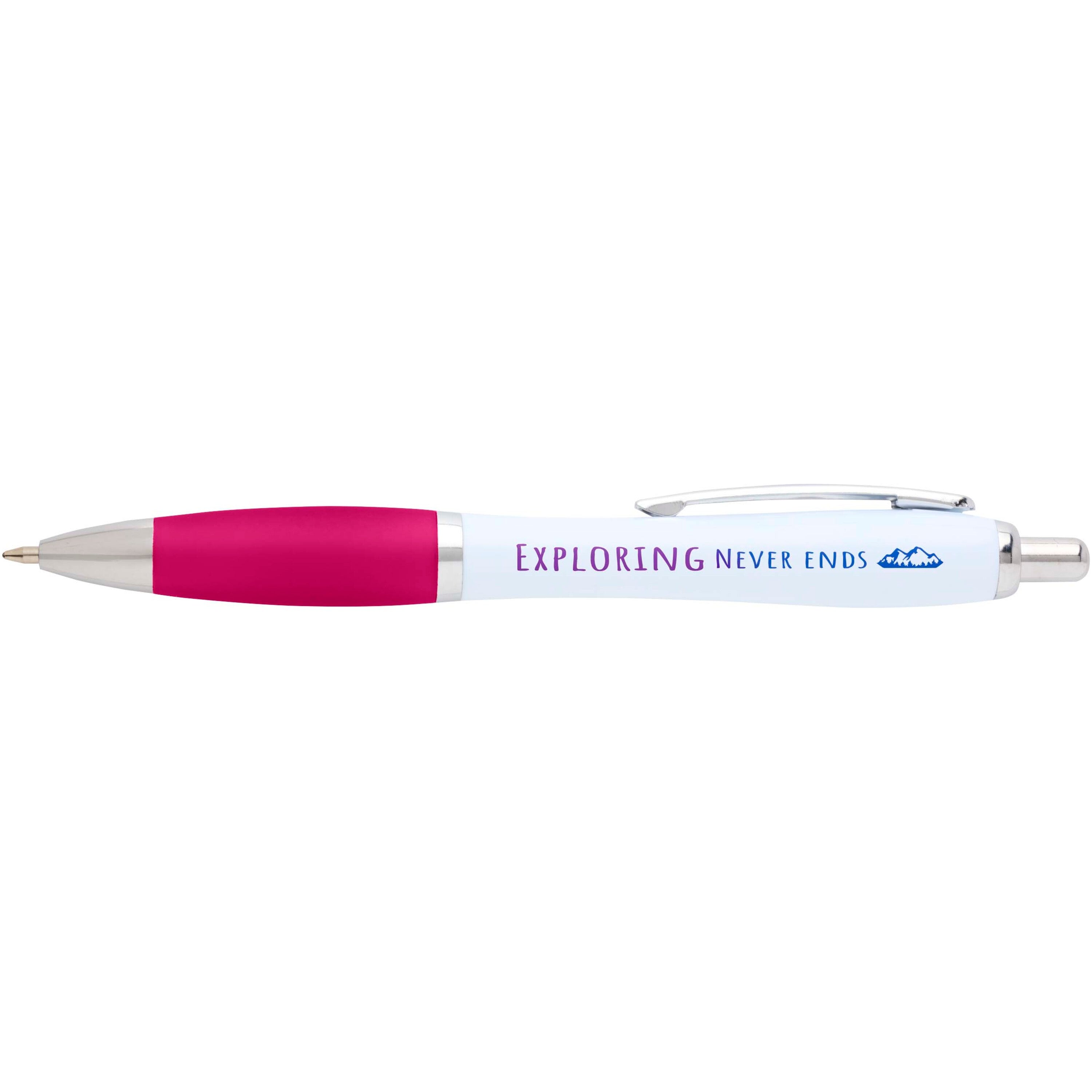 Soft Grip Ballpoint Pen in Recycled Plastic