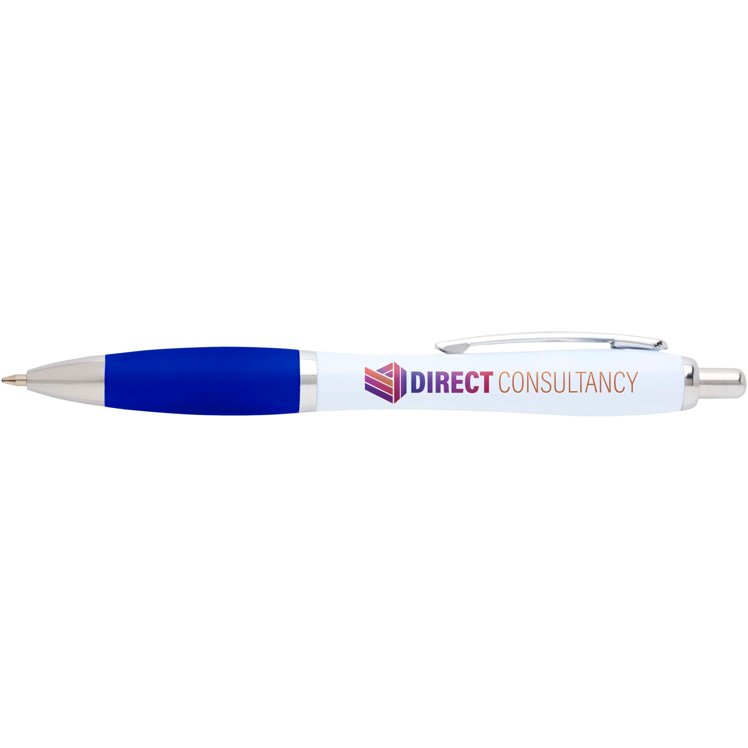 Soft Grip Ballpoint Pen in Recycled Plastic