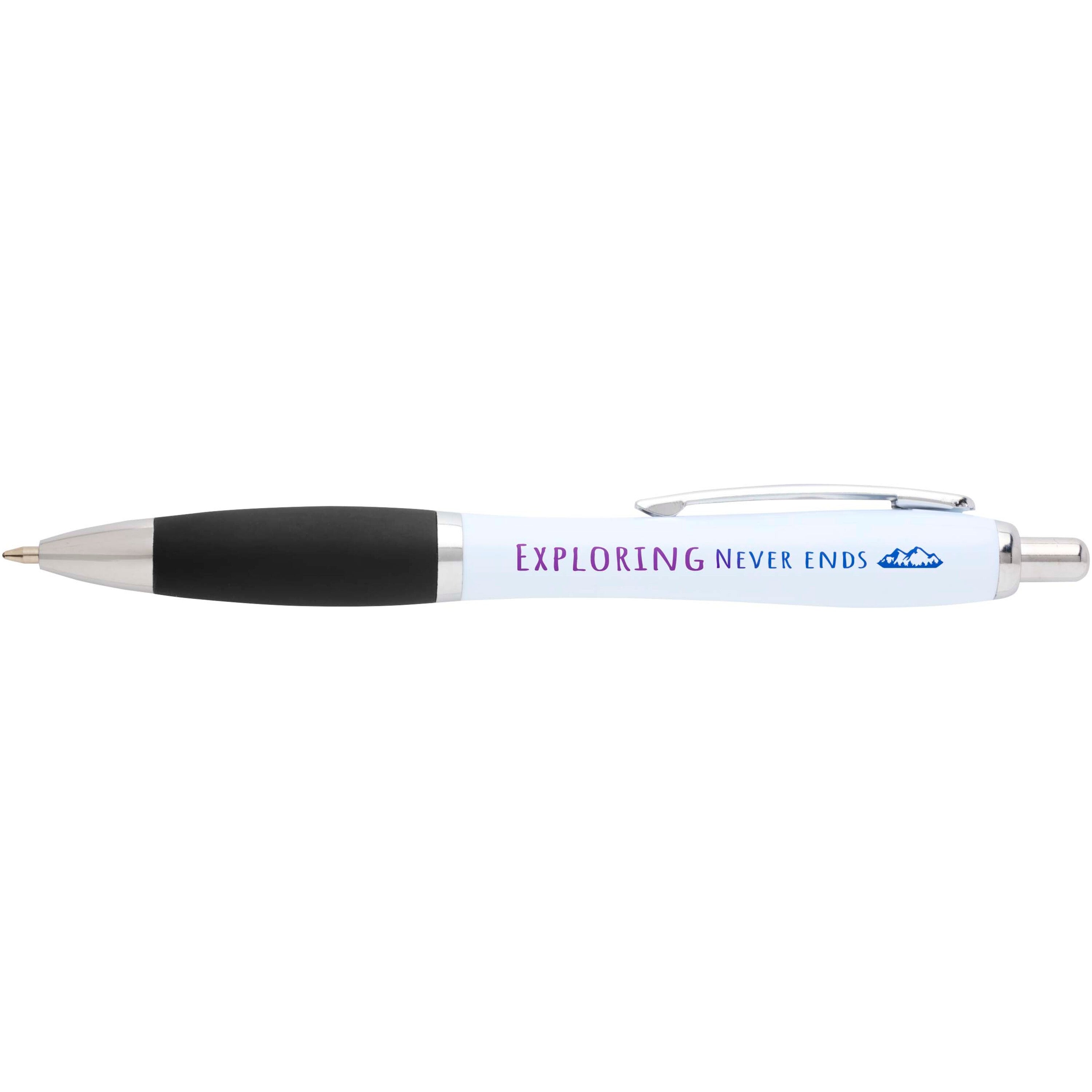 Soft Grip Ballpoint Pen in Recycled Plastic