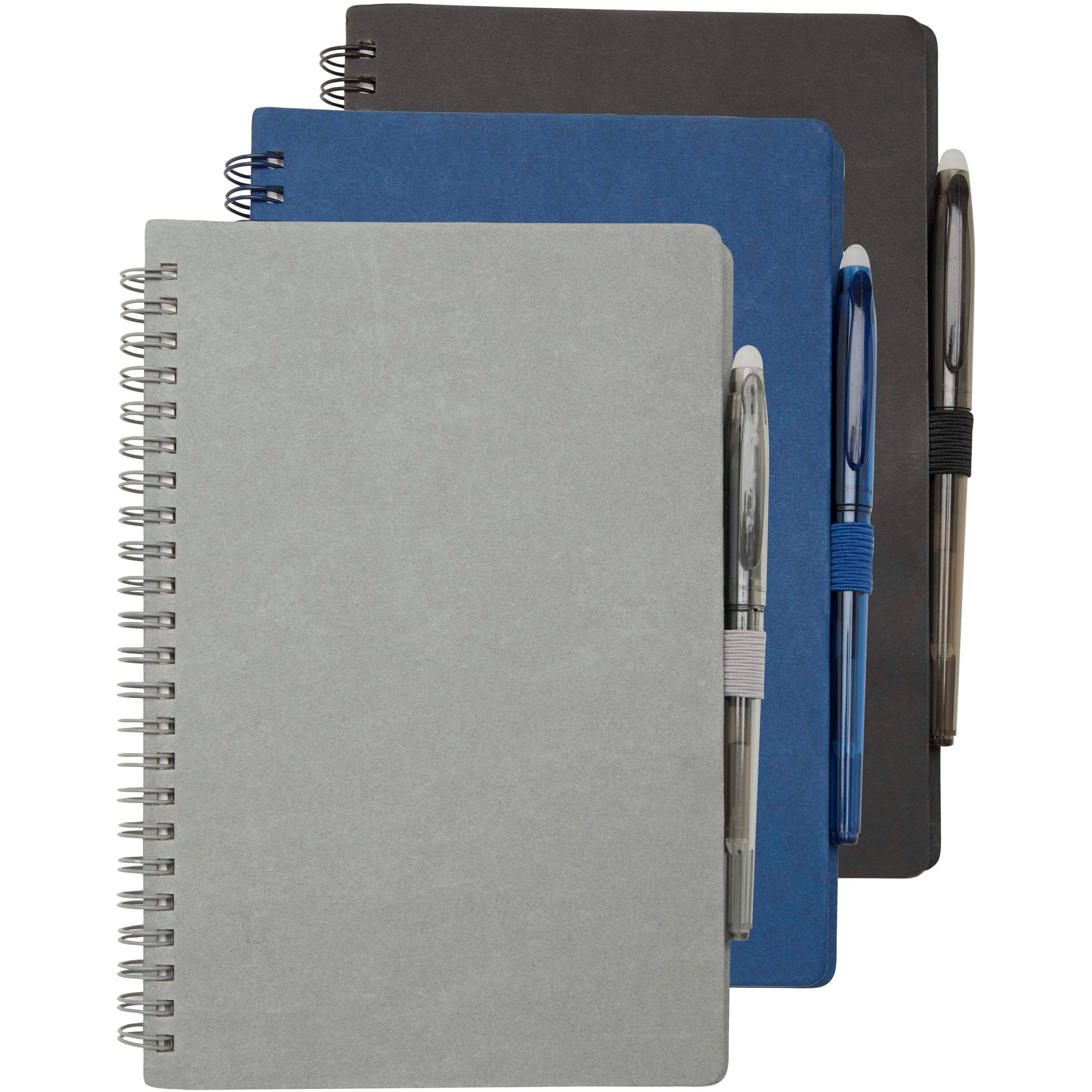 Slate Reusable Hard Cover Notebook and Pen Set