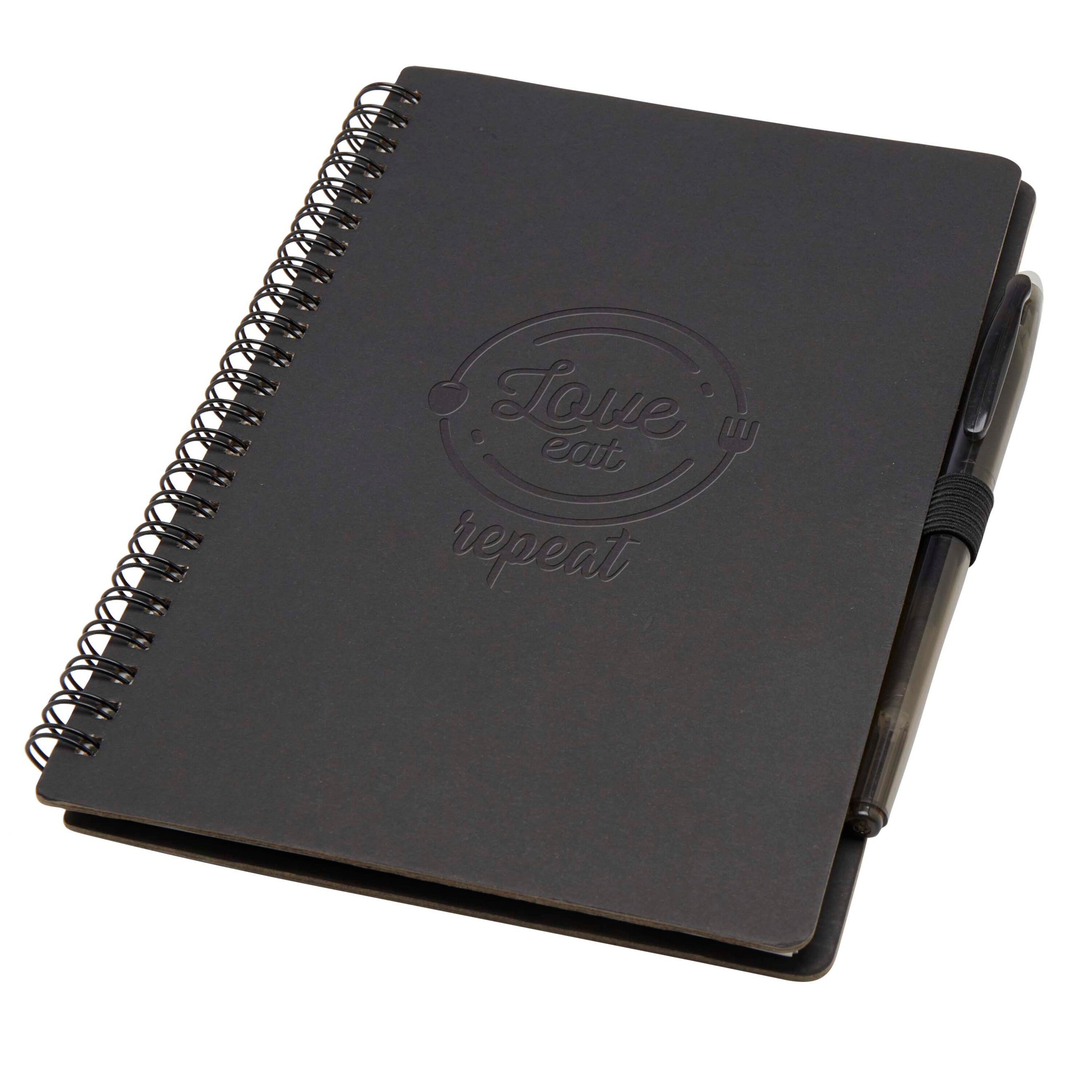 Slate Reusable Hard Cover Notebook and Pen Set